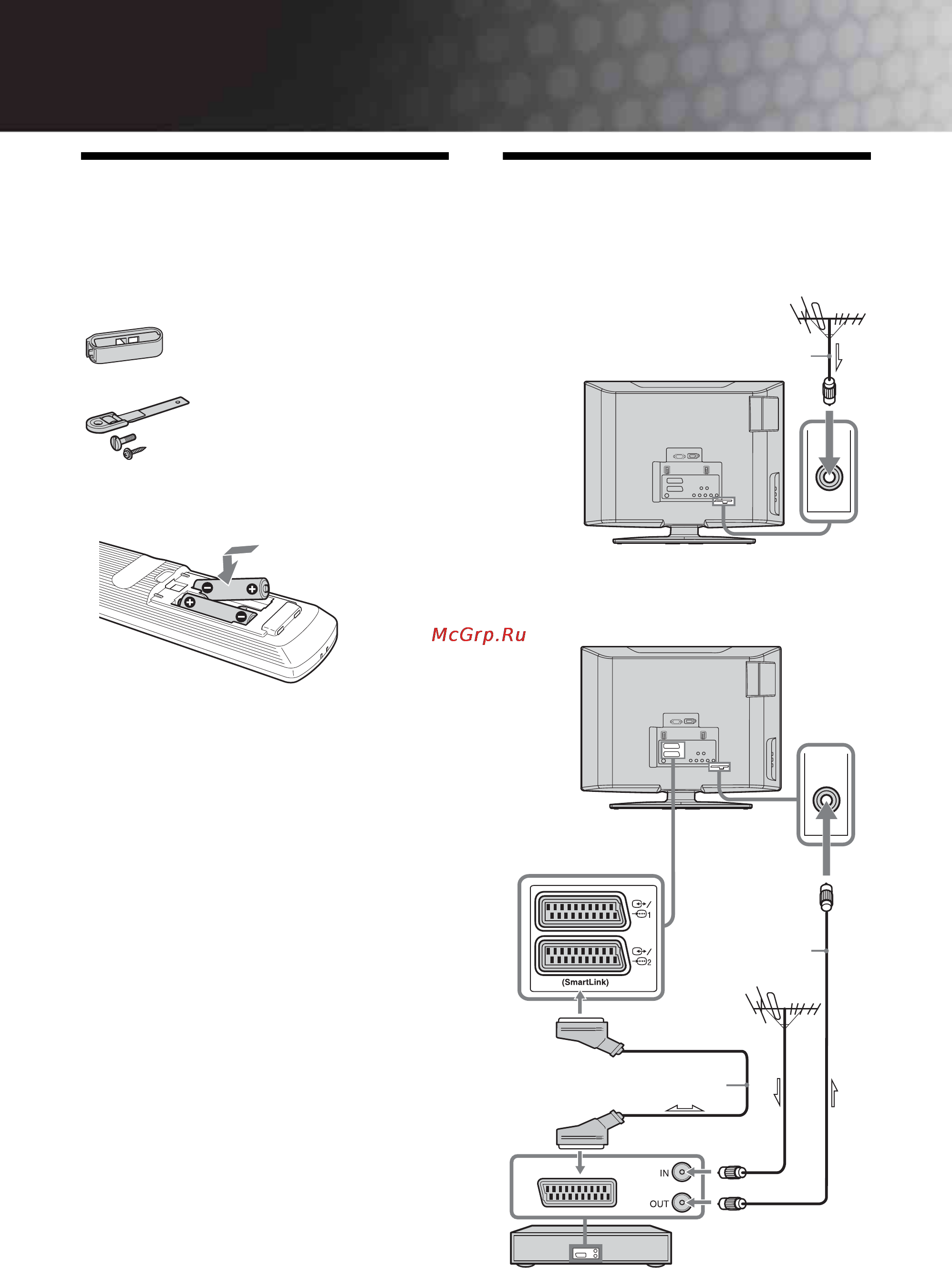 Sony KDL-20S4000 [35/94] Начало работы