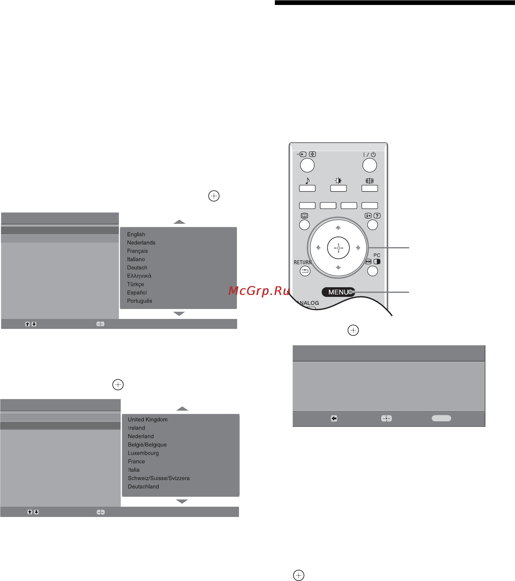 Sony KDL-20S4020 [37/94] Автонастройка телевизора