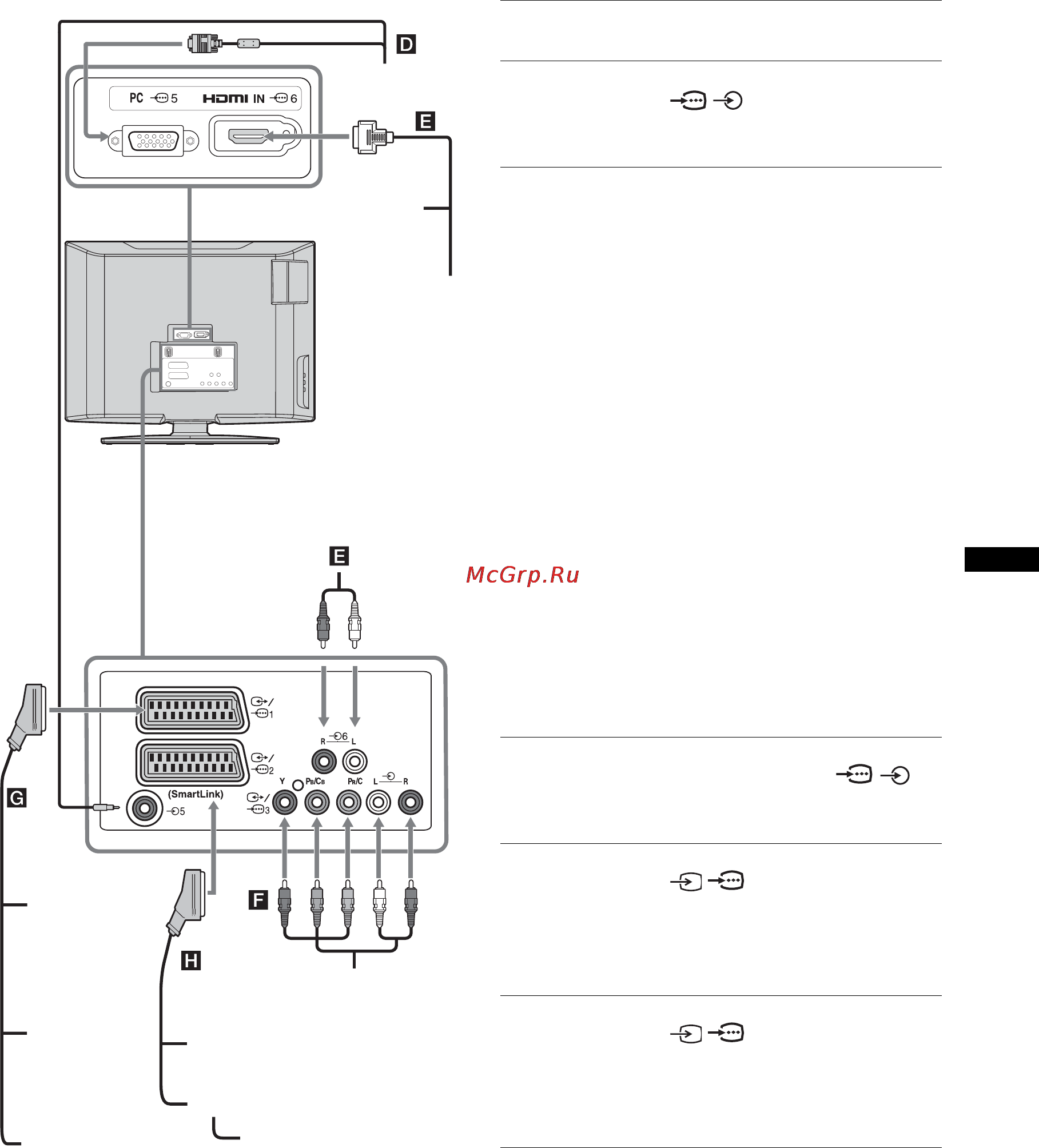 Sony KDL-20S4000 [60/94] Использование дополнительных устройств