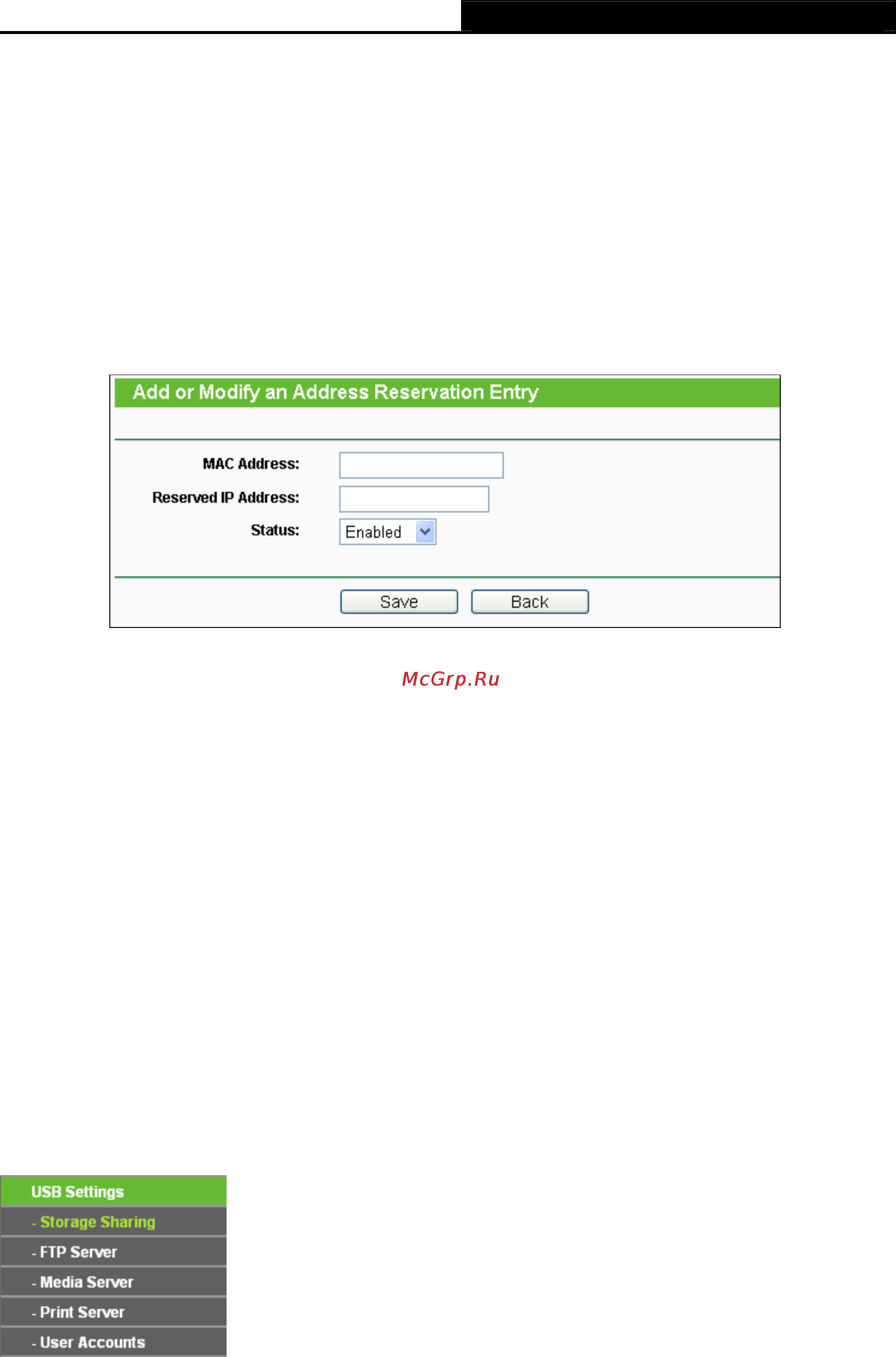 Tp-Link TL-WDR3600 [69/134] Usb settings