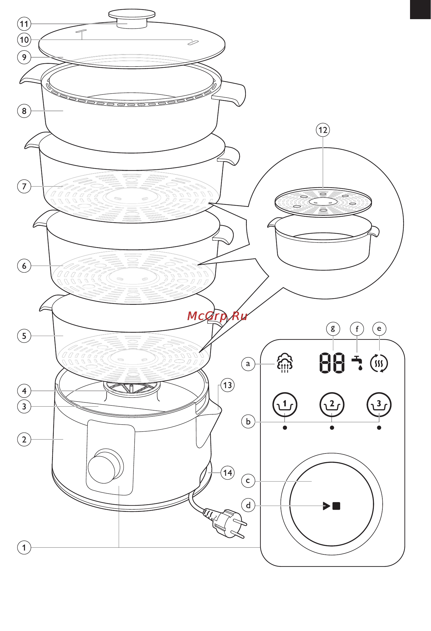 Philips HD9171 Инструкция по эксплуатации онлайн [3/188] 70608