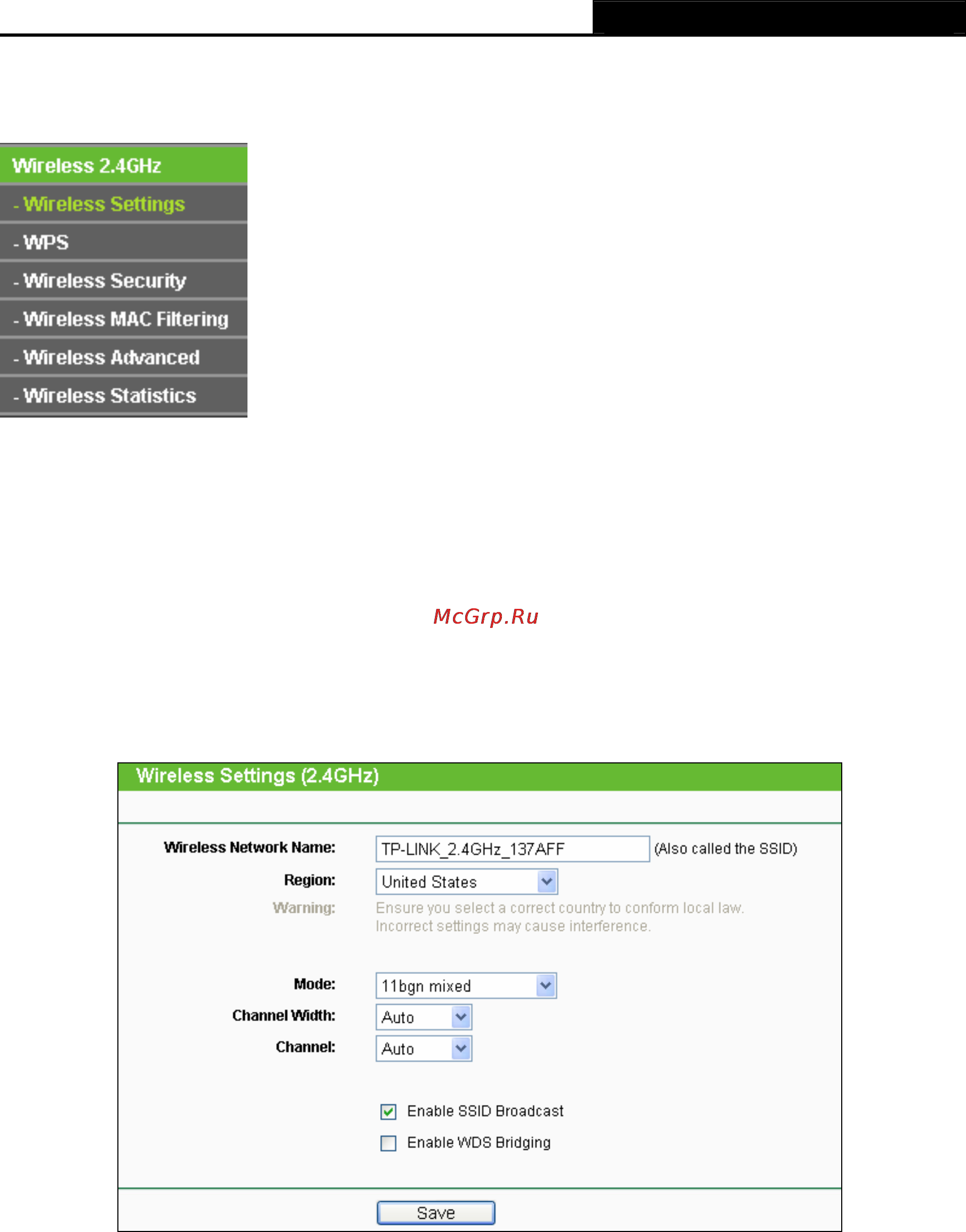 Tp-Link TL-WDR3500 [42/134] Wireless 2 ghz