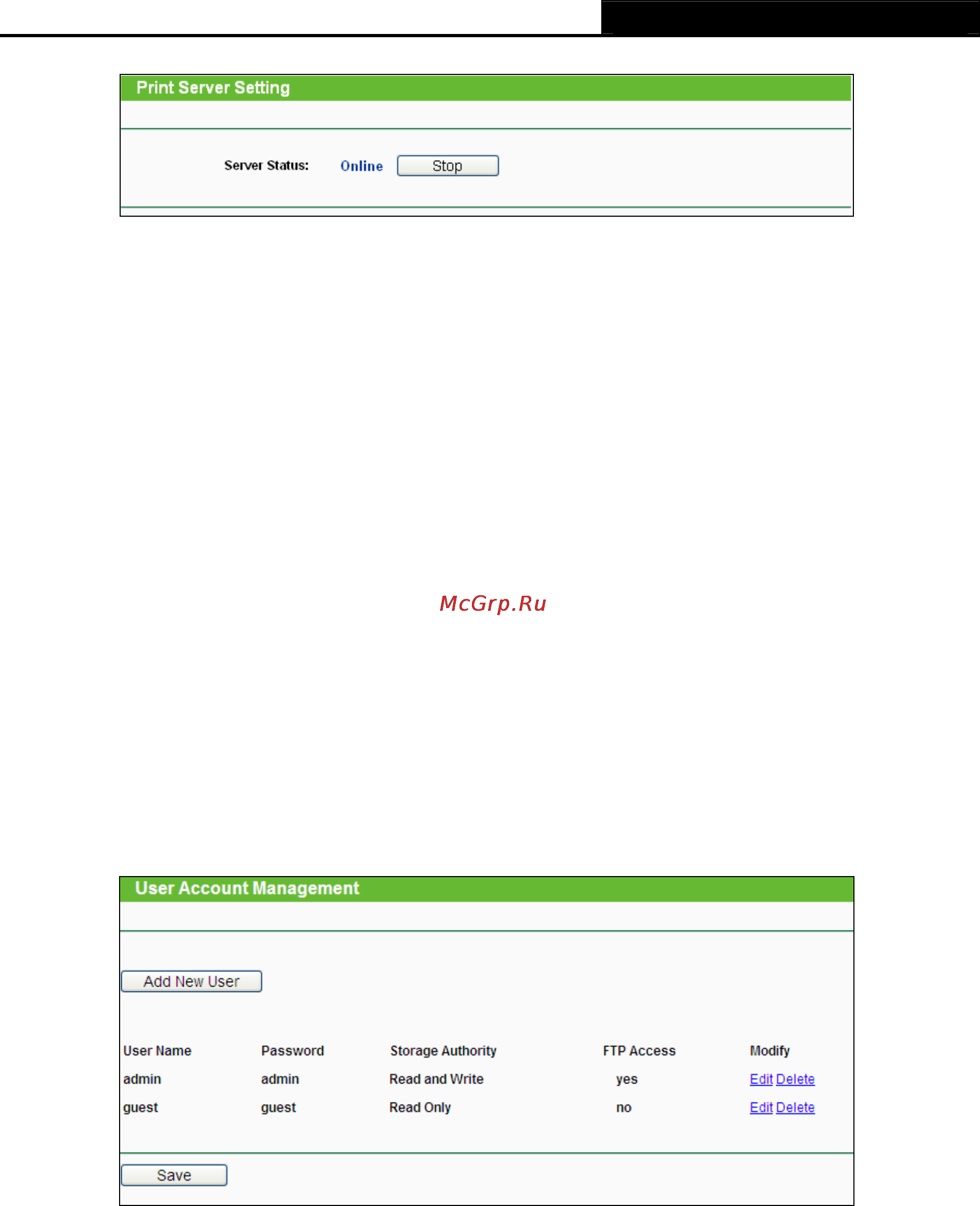 Tp-Link TL-WDR3500 [76/134] User accounts
