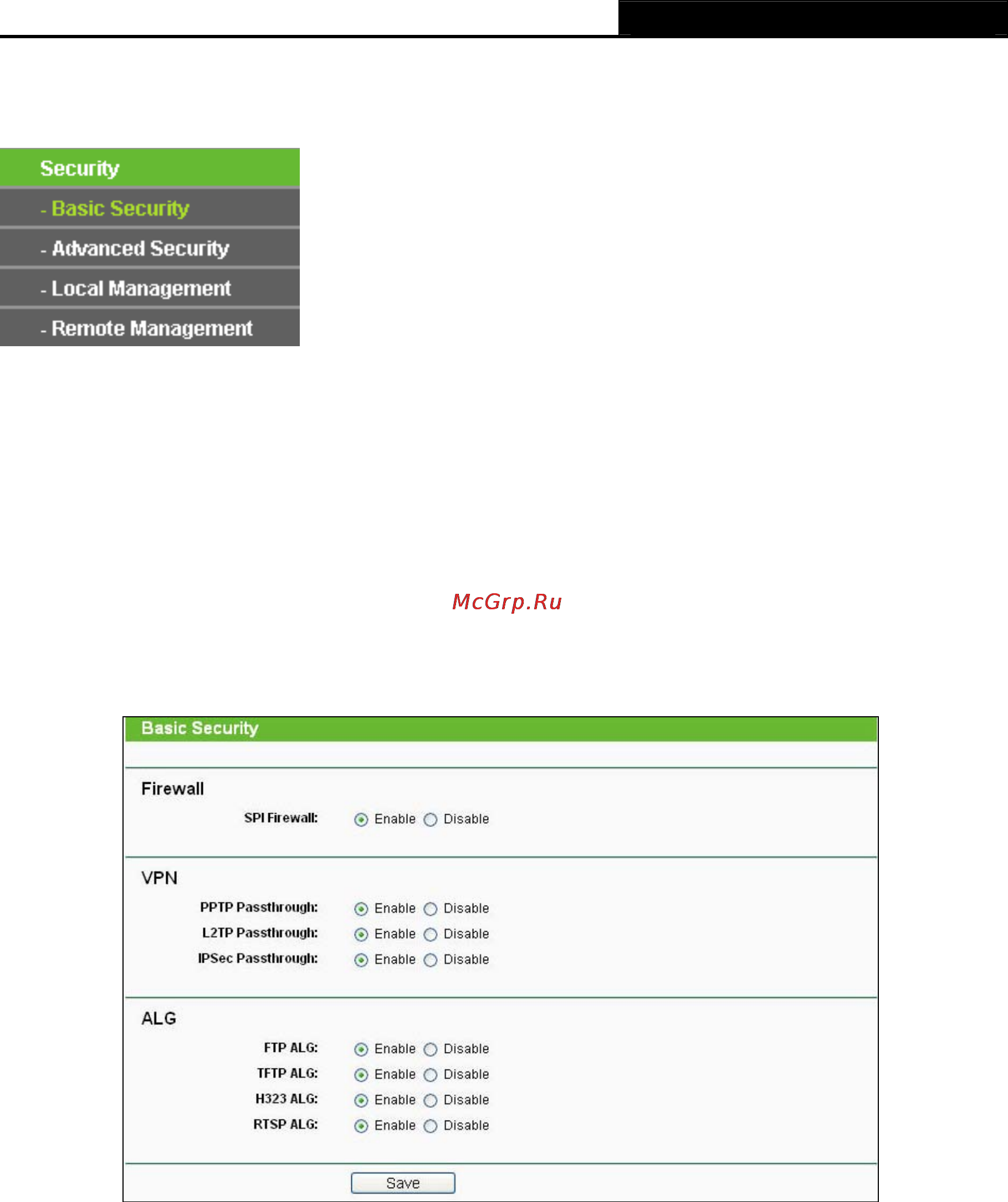 Tp-Link TL-WDR3500 [84/134] Basic security