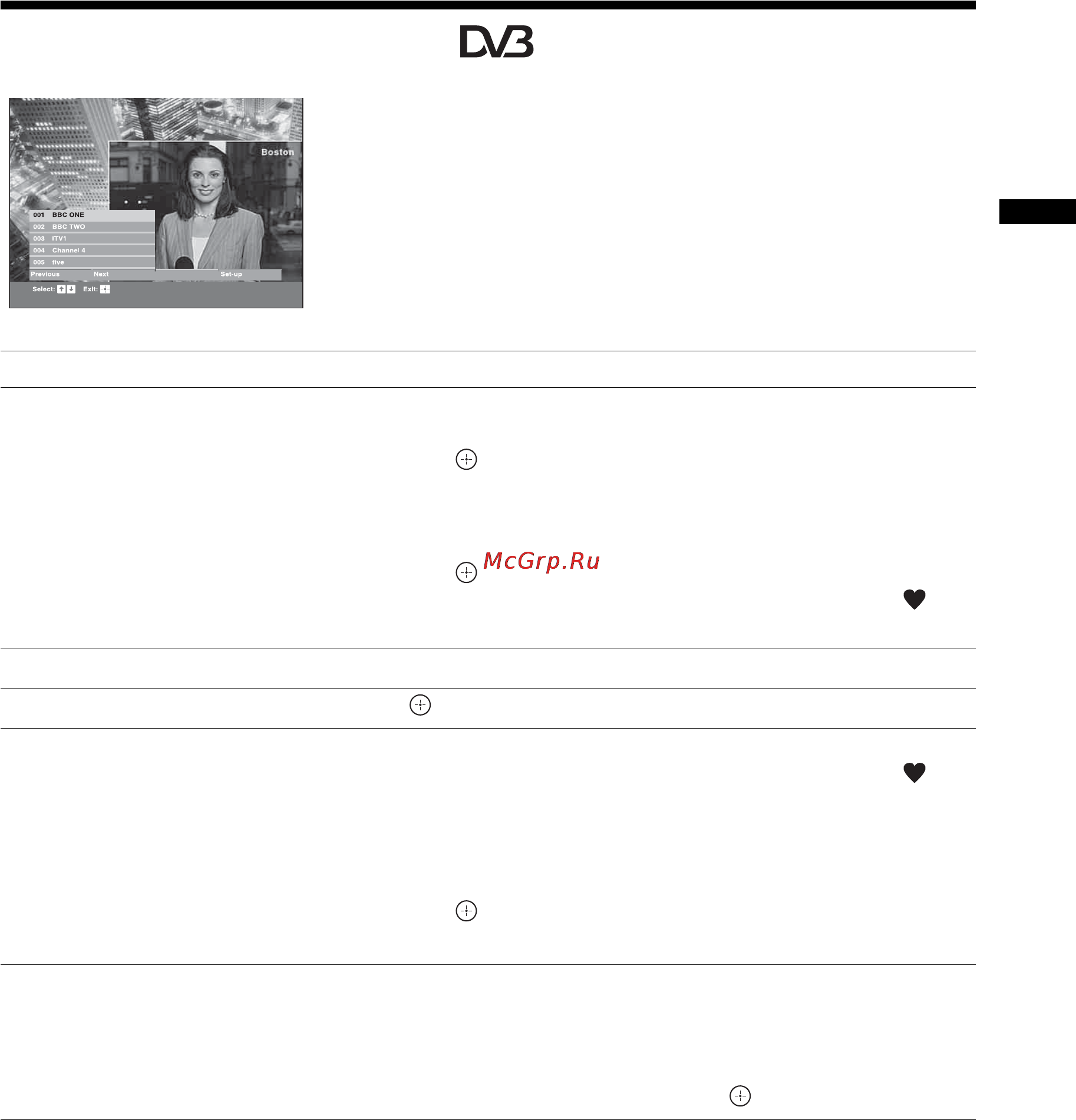 Sony KDL-20G2000 [17/108] Using the favourite list