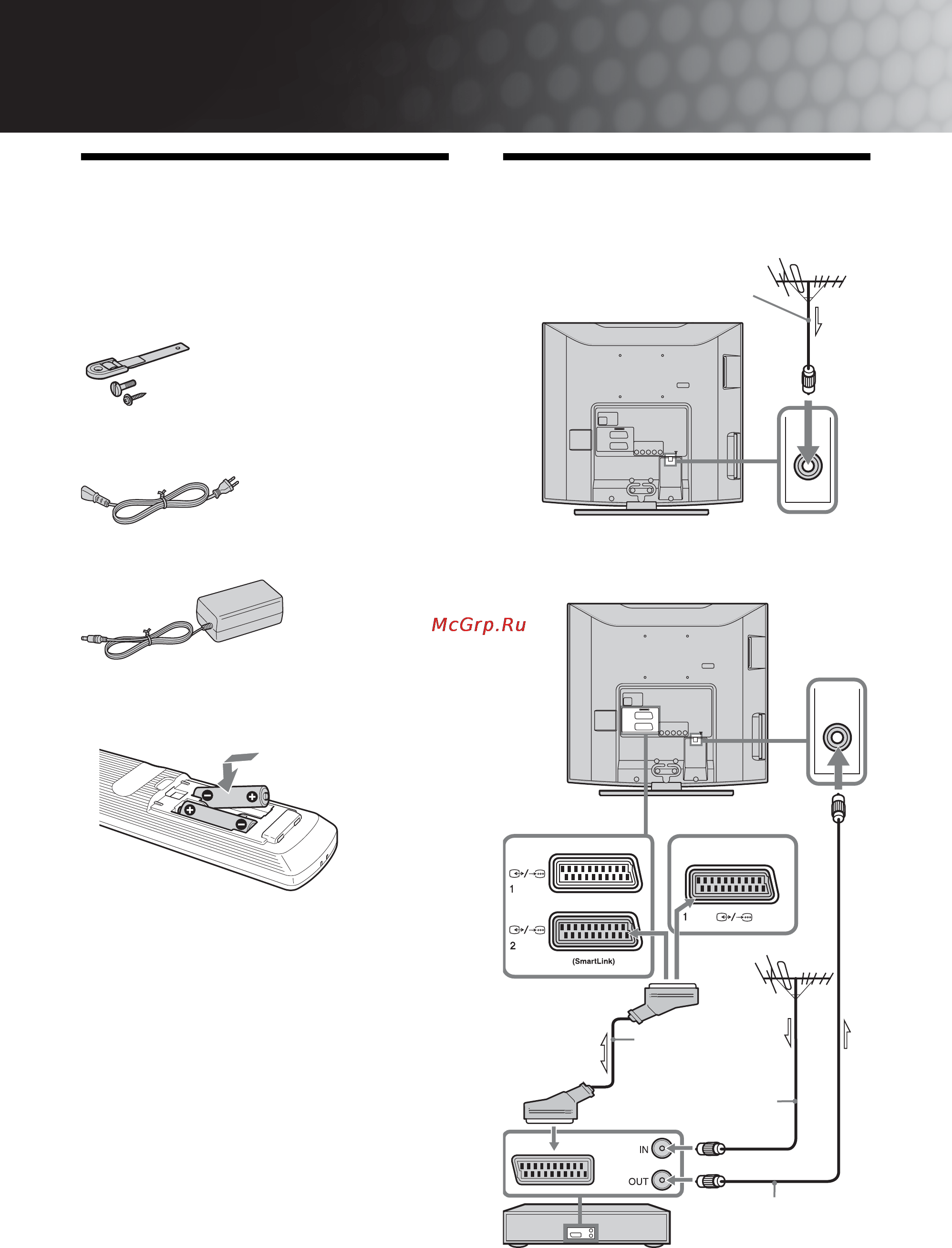 Sony KDL-15G2000 [38/108] Начало работы
