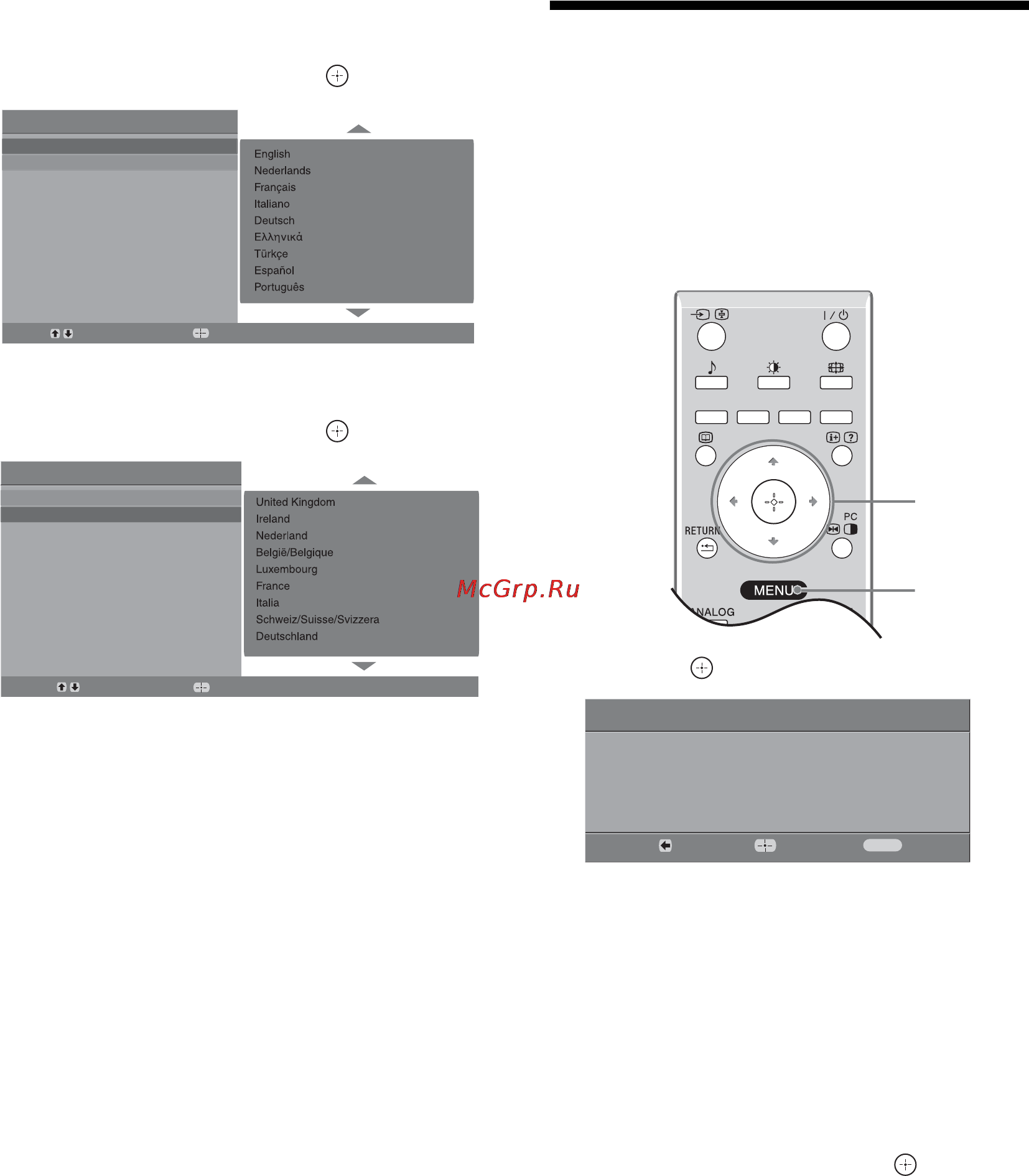Sony KDL-15G2000 Инструкция по эксплуатации онлайн [76/108] 38549