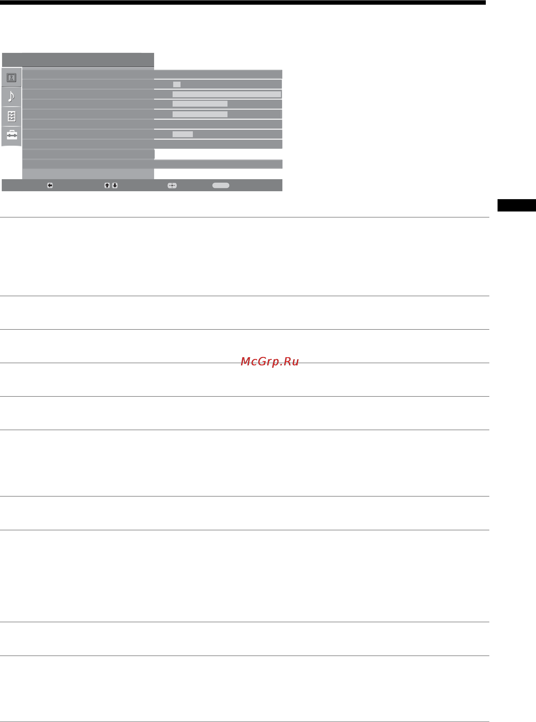Sony KDL-15G2000 [91/108] Menu regulacja obrazu