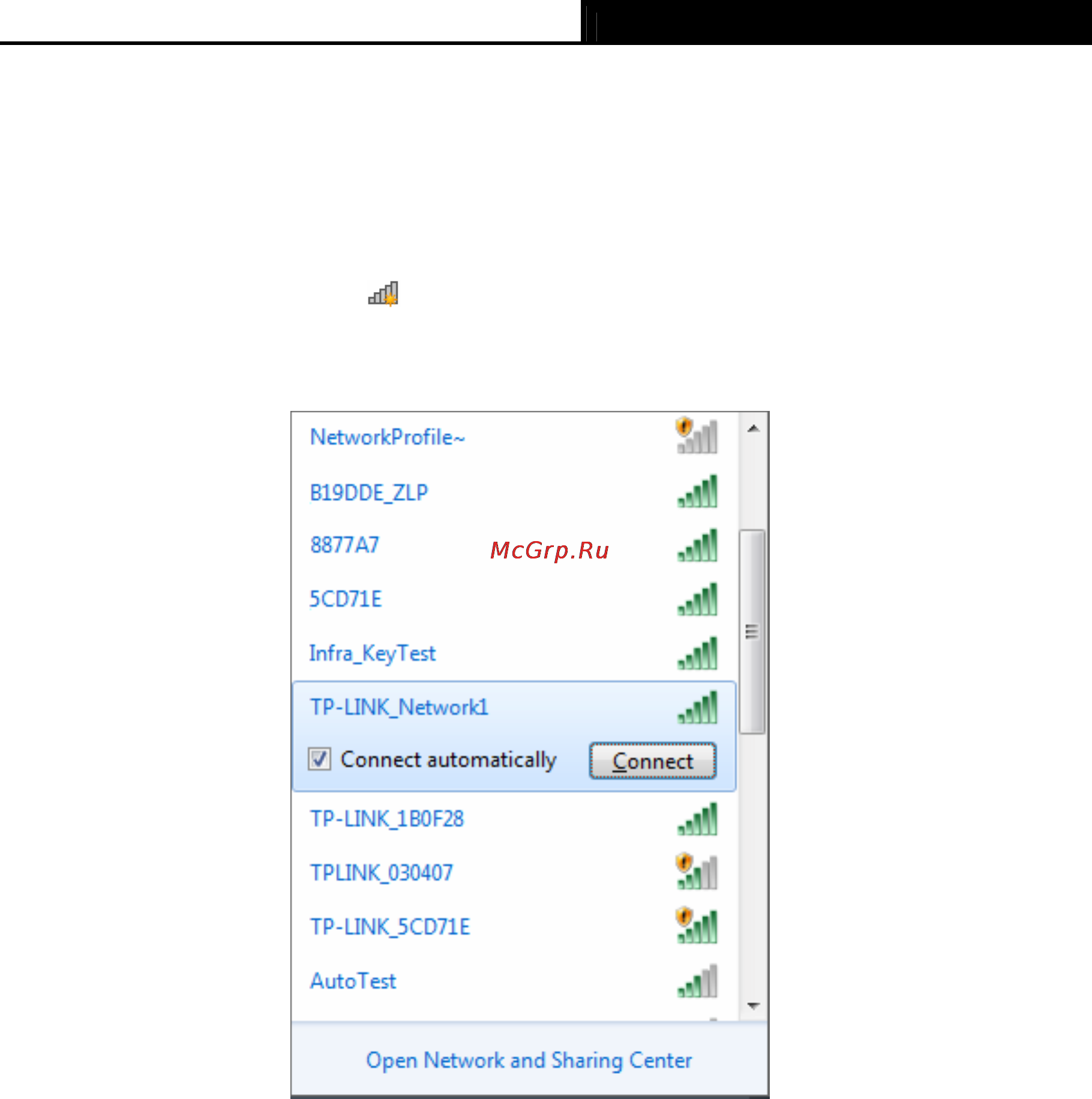 Tp-Link TL-WDN3200 [24/45] To connect using windows built in wireless utility