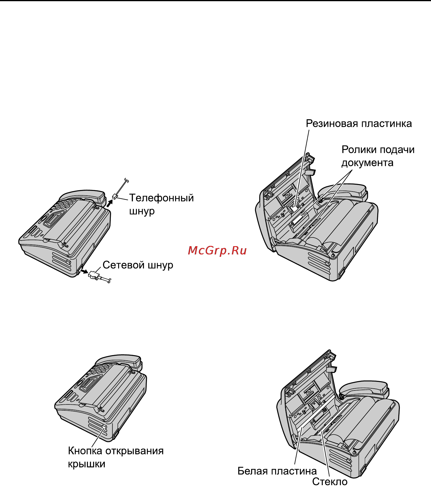 Panasonic KX-FT76RU [82/97] Податчик документов