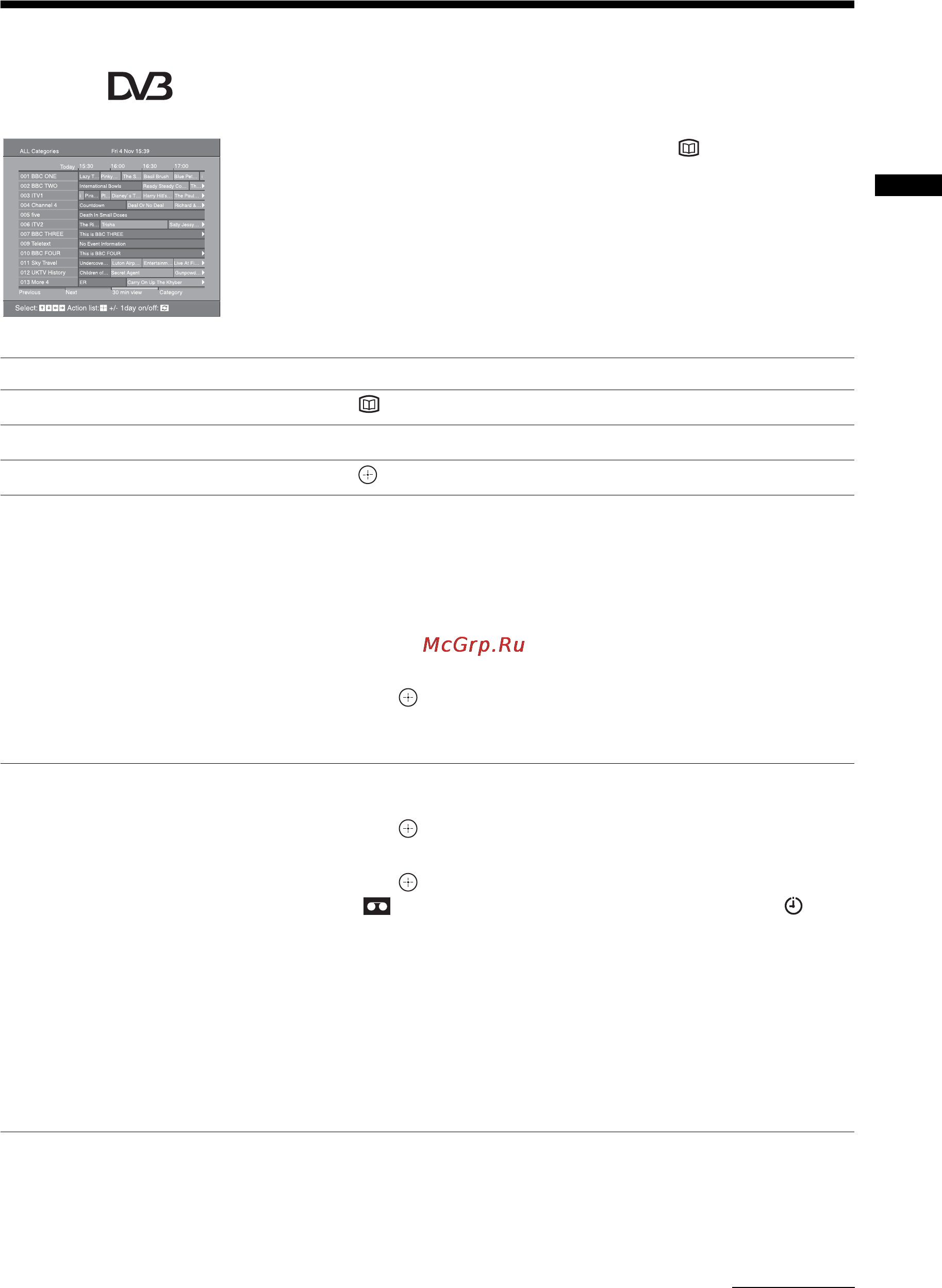 Sony KDL-20S2020 [15/103] Checking the digital electronic programme guide epg