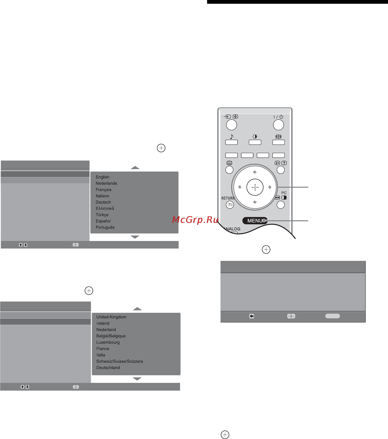 Sony KDL-20S2030 Инструкция по эксплуатации онлайн [40/103] 38507