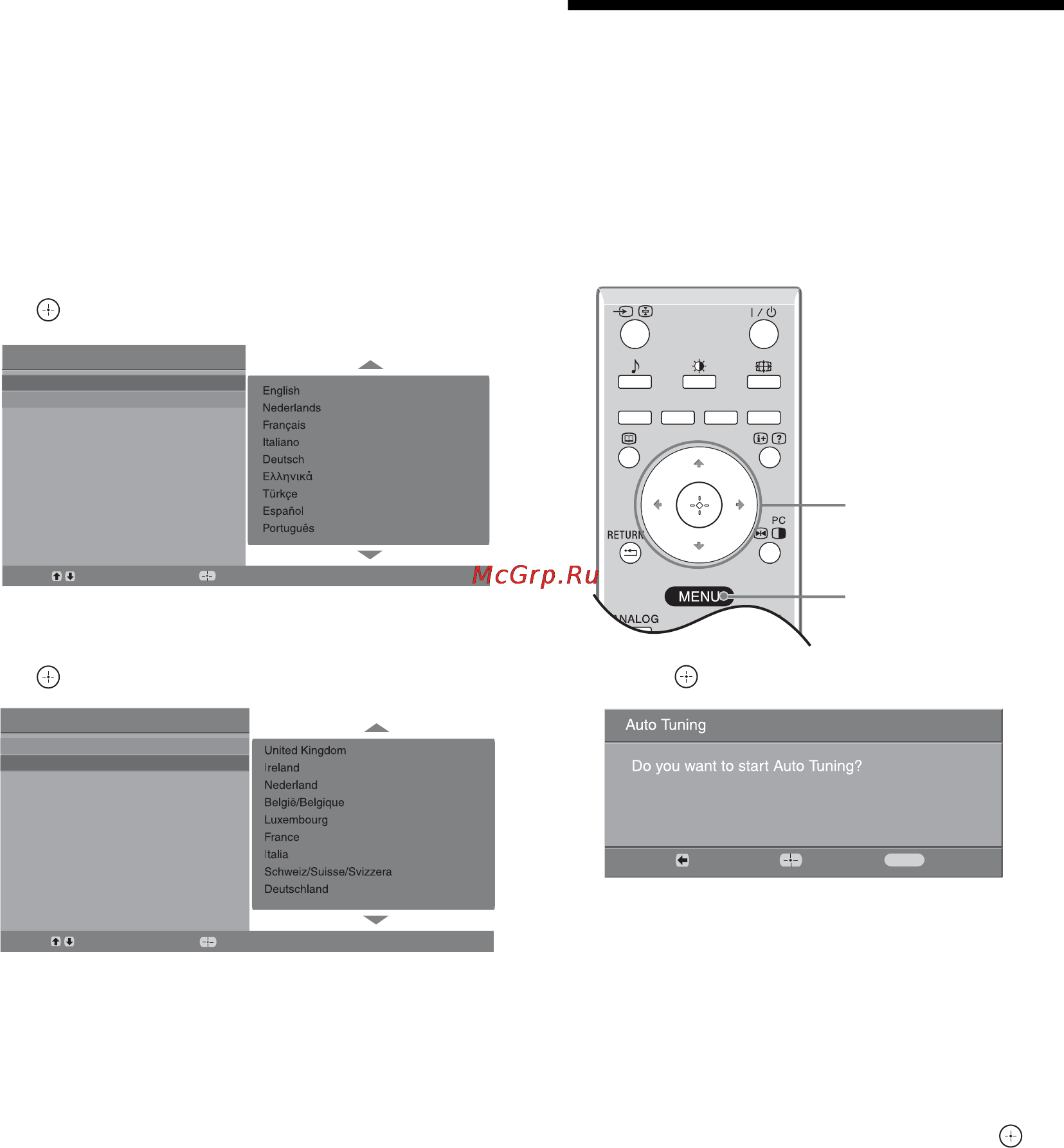 Sony KDL-20S2030 Инструкция по эксплуатации онлайн [6/103] 38507