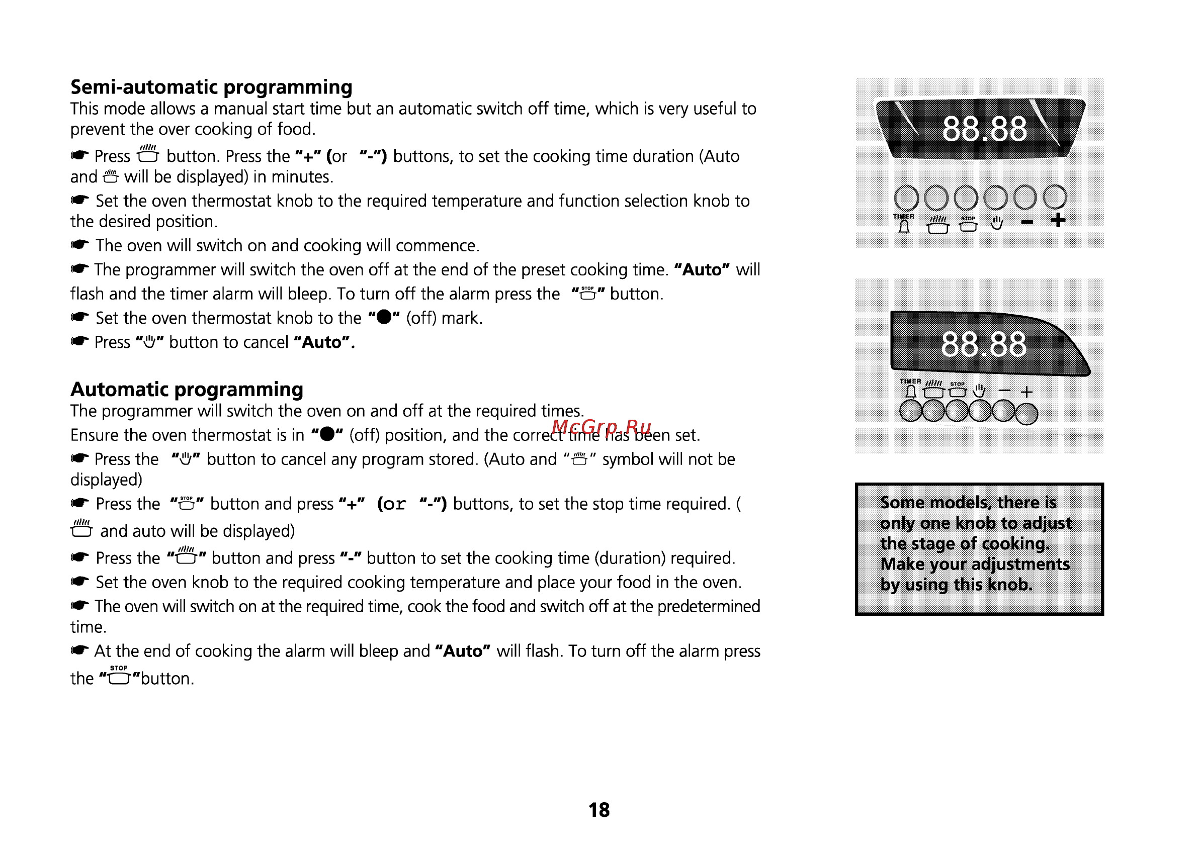 Beko CS 47100 [19/88] Automatic programming