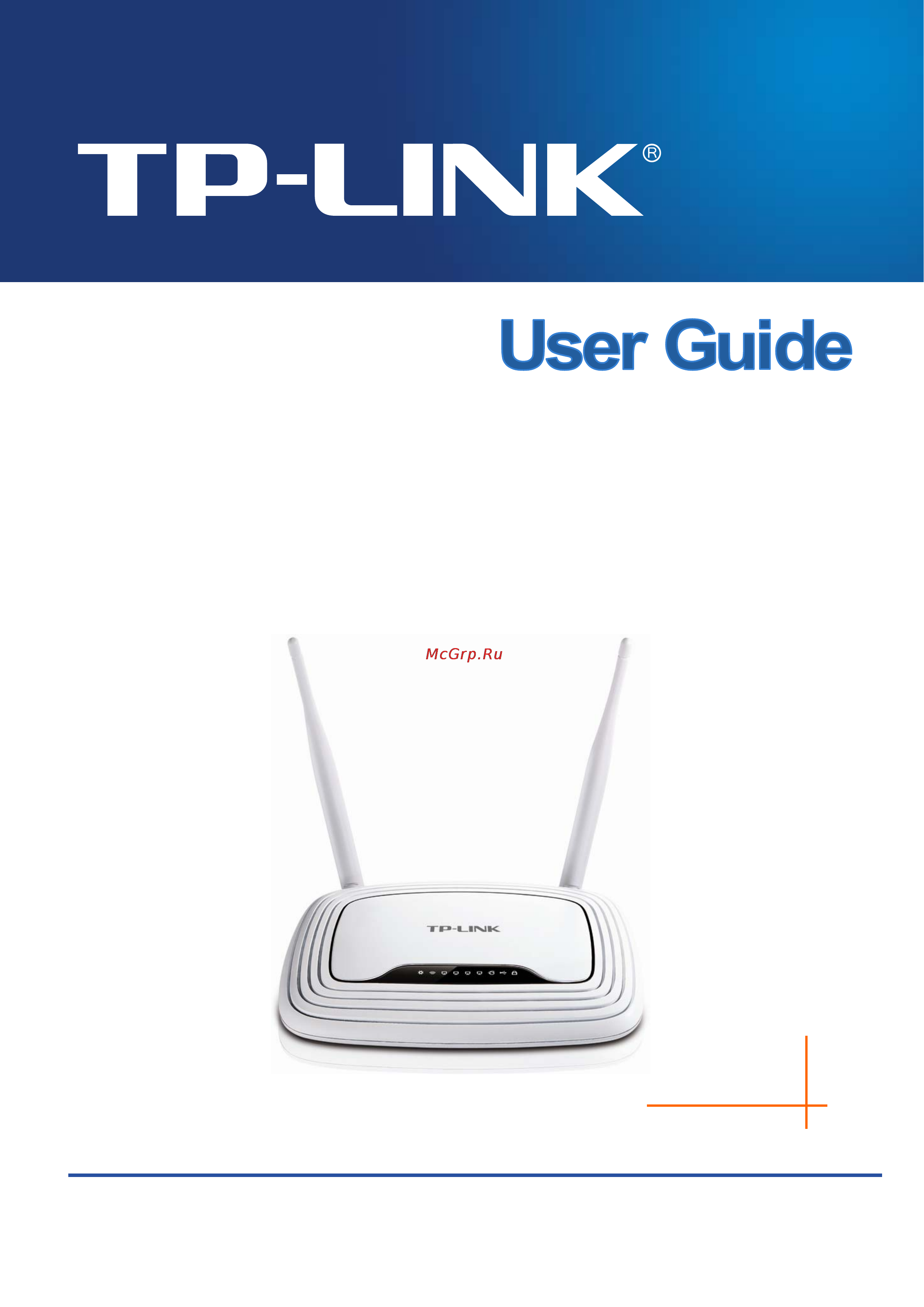 Tp-Link TL-WR842ND Инструкция по эксплуатации онлайн