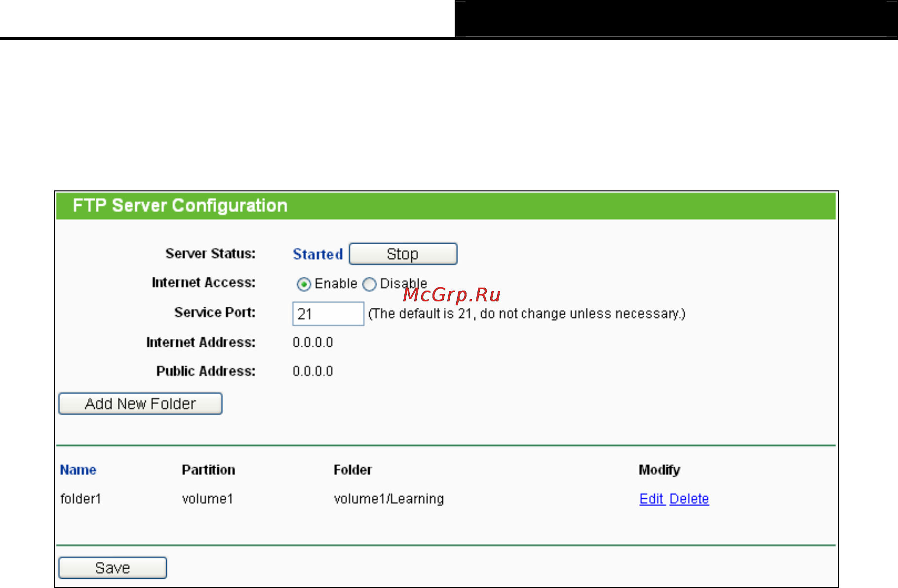 Tp-Link TL-WR842ND [64/130] Ftp server