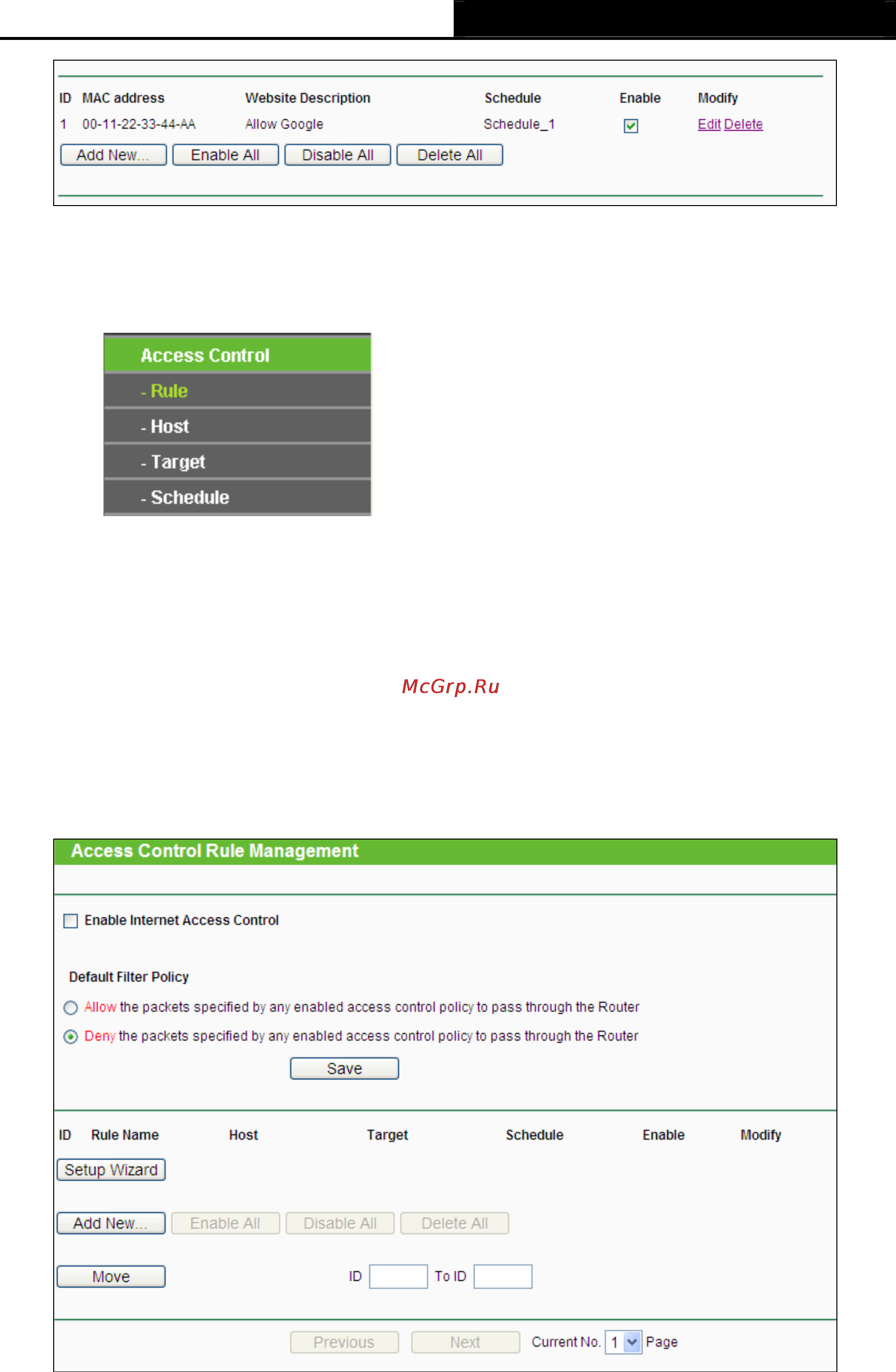 Tp-Link TL-WR842ND [85/130] Access control