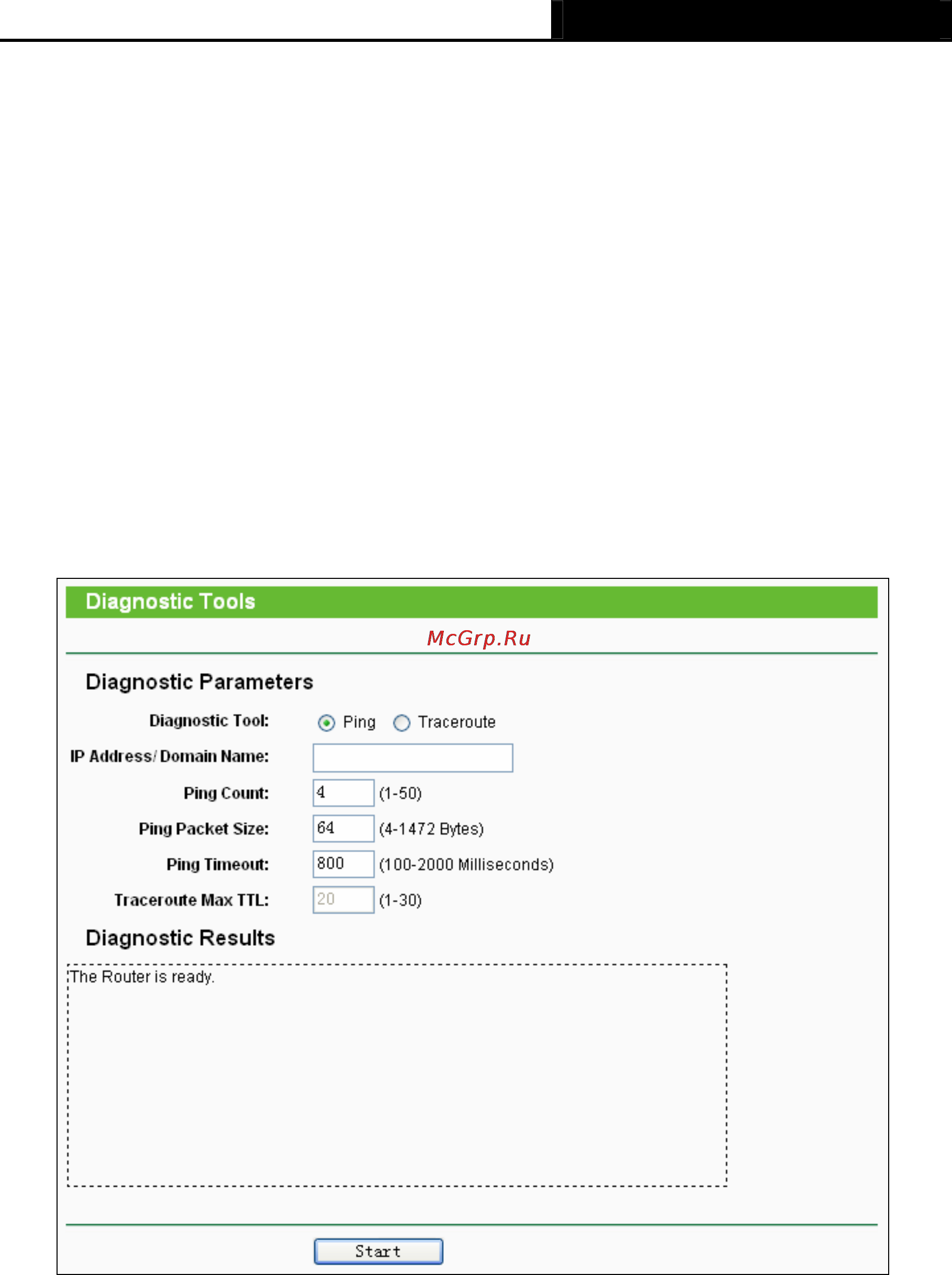 Tp-Link TL-WR1042ND [100/120] Diagnostic