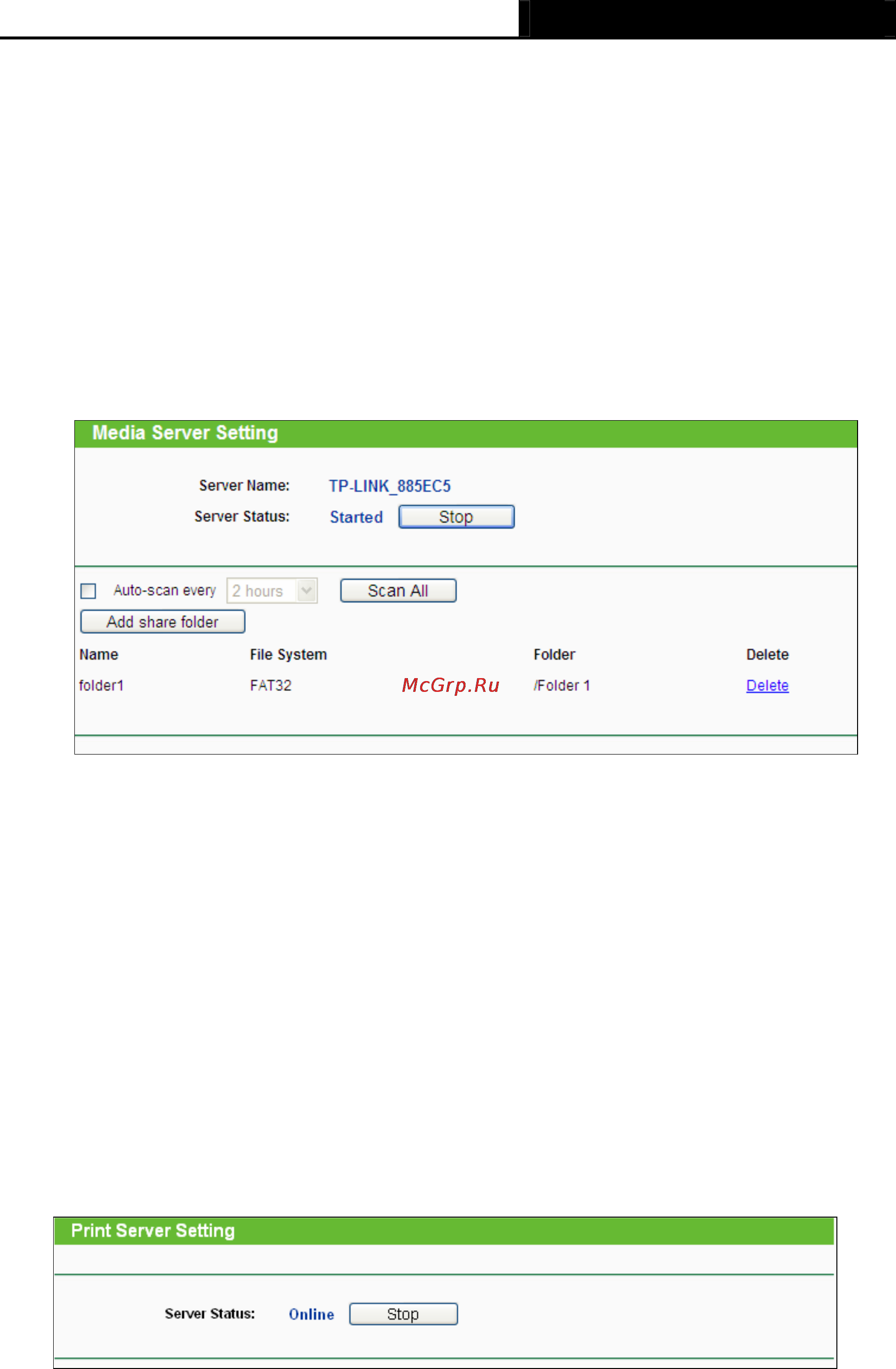 Tp-Link TL-WR1042ND [61/120] Print server