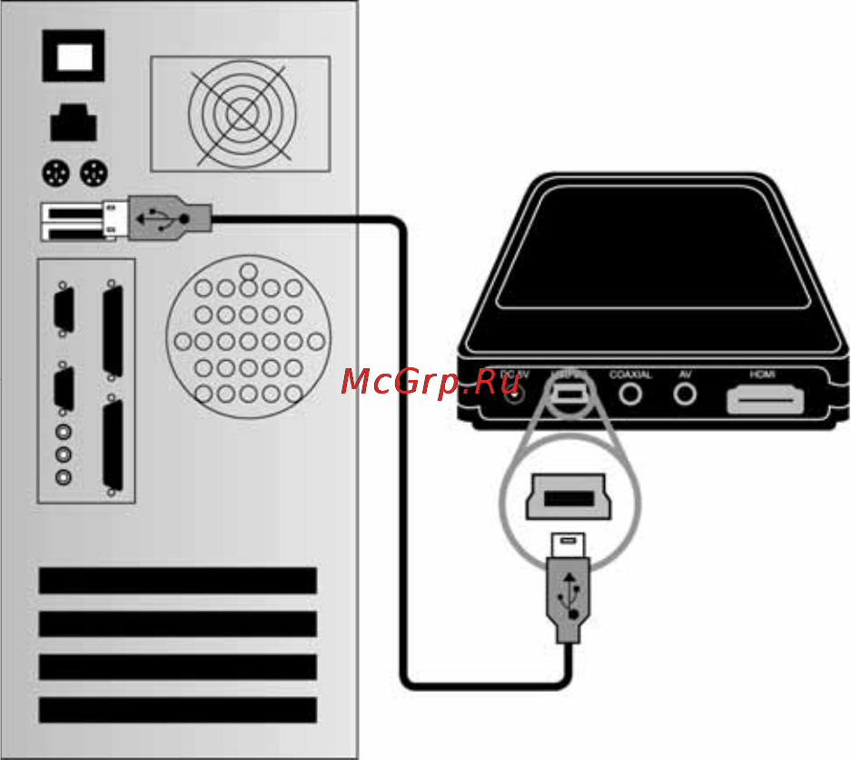 Iconbit HD270mk2 [14/54] Соединение с компьютером