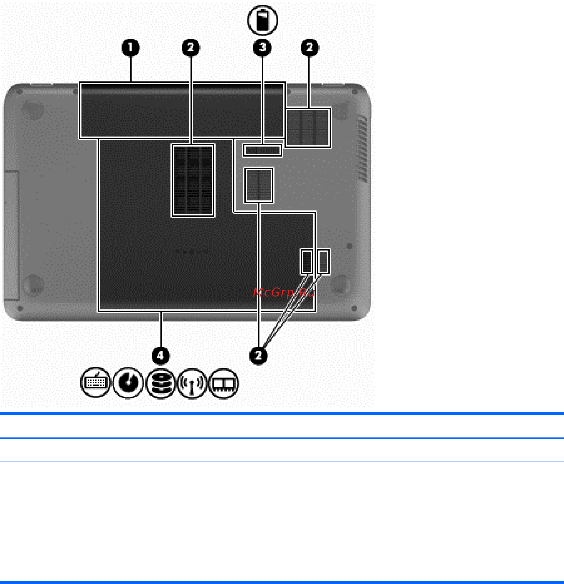 HP Pavilion 17-e050er E0Z36EA [25/97] Нижняя часть