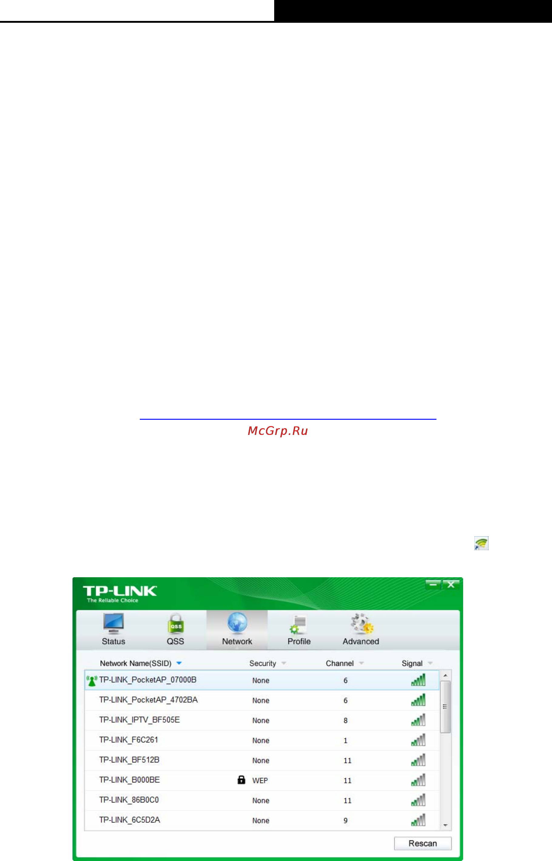 Tp-Link TL-WN822N [17/42] To connect using twcu tp link wireless configuration