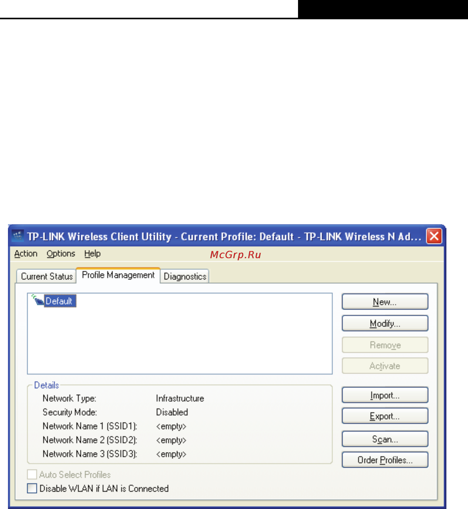 Tp-Link TL-WN861N [21/42] Profile management