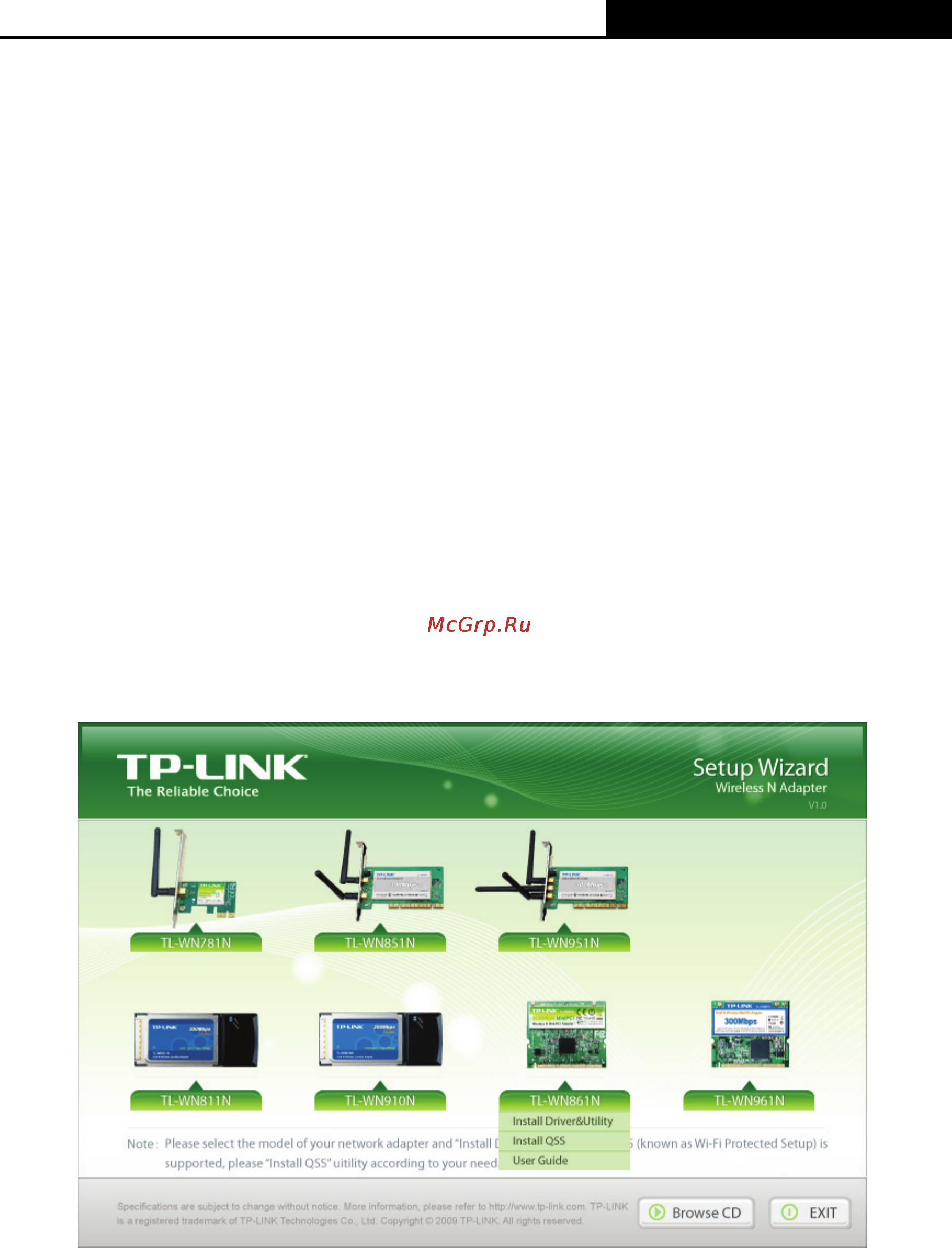 Tp-Link TL-WN861N [9/42] Software installation