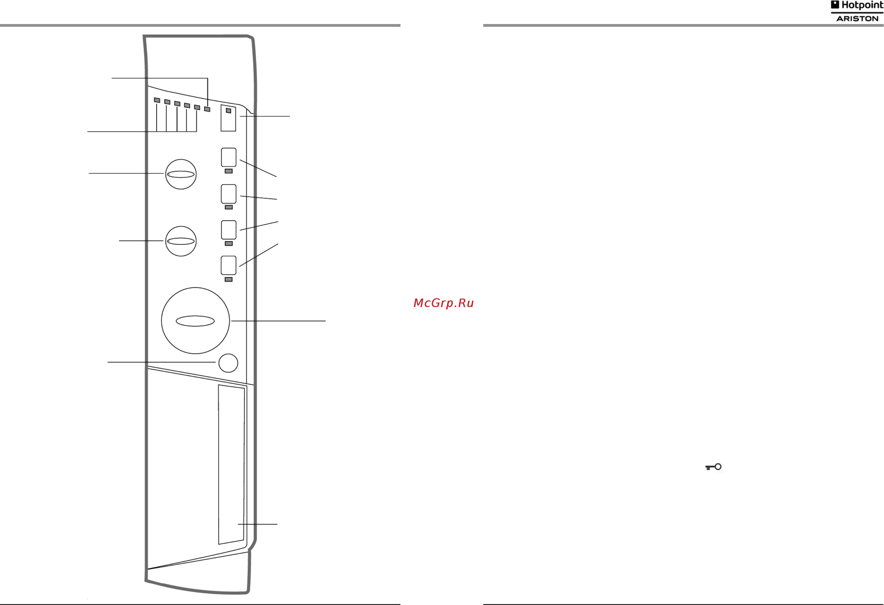 Hotpoint-Ariston ARSL 88 [4/14] Описание стиральной машины и запуск программы