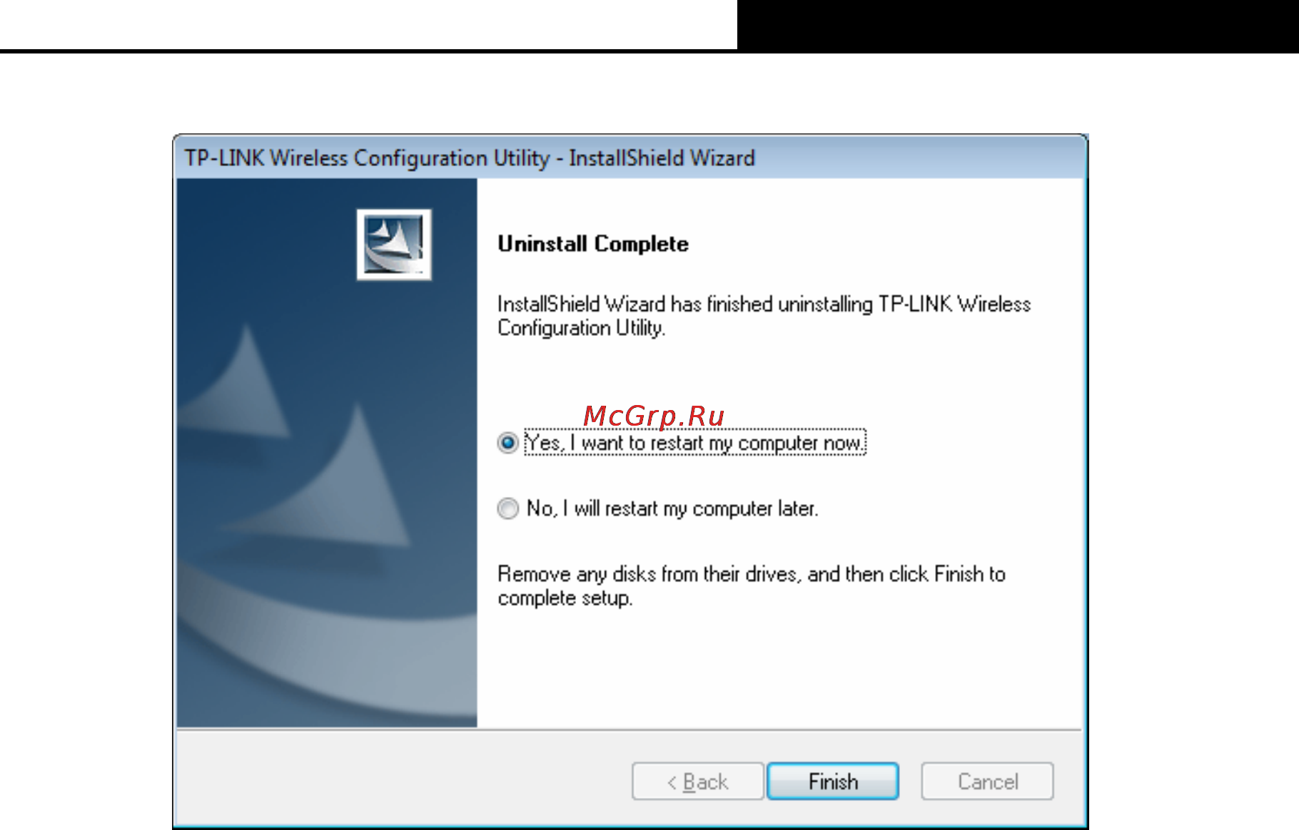 Tp-Link TL-WN823N [38/42] Uninstall the driver software from your pc