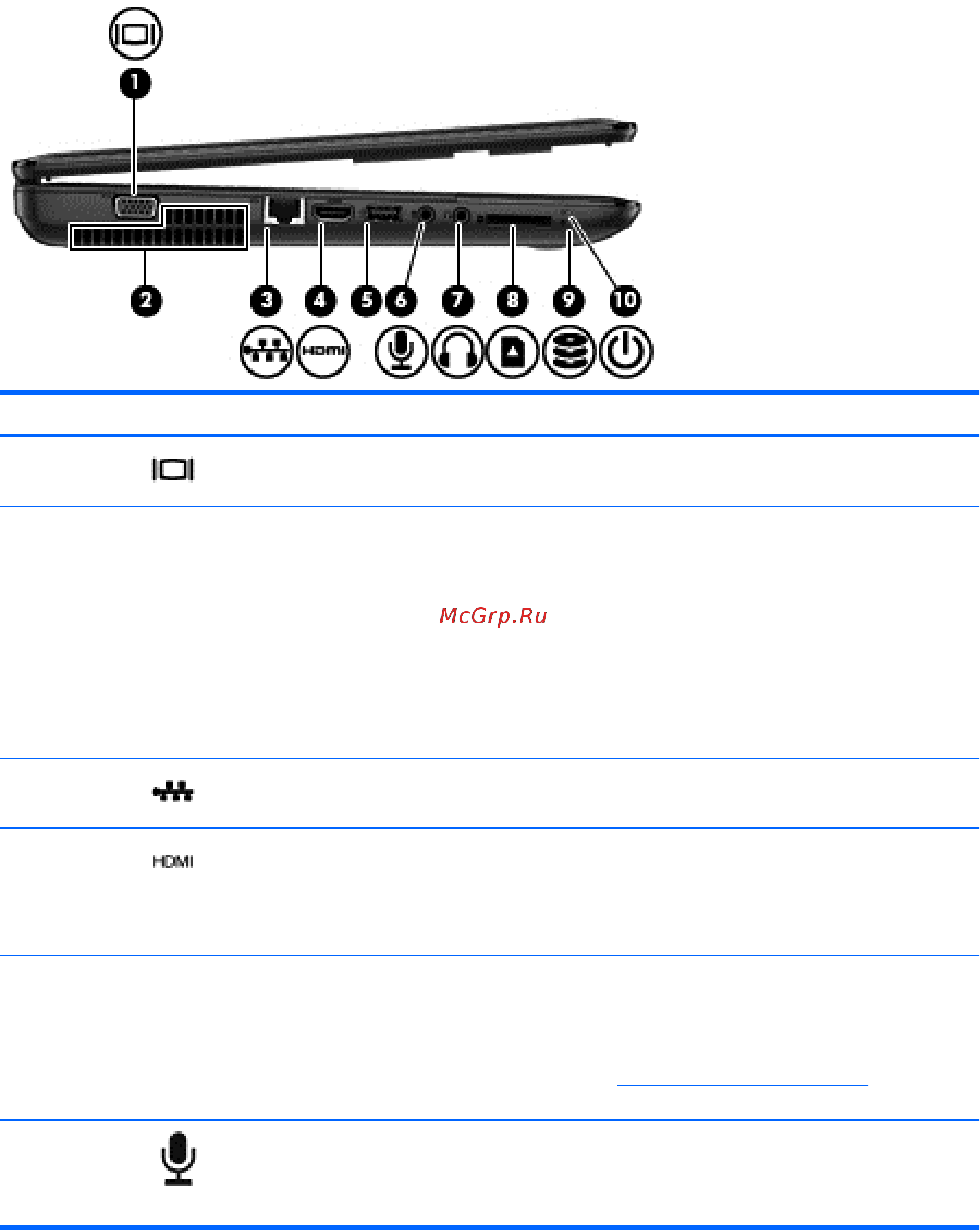Compaq CQ58-d54sr E2T35EA [16/92] Вид слева