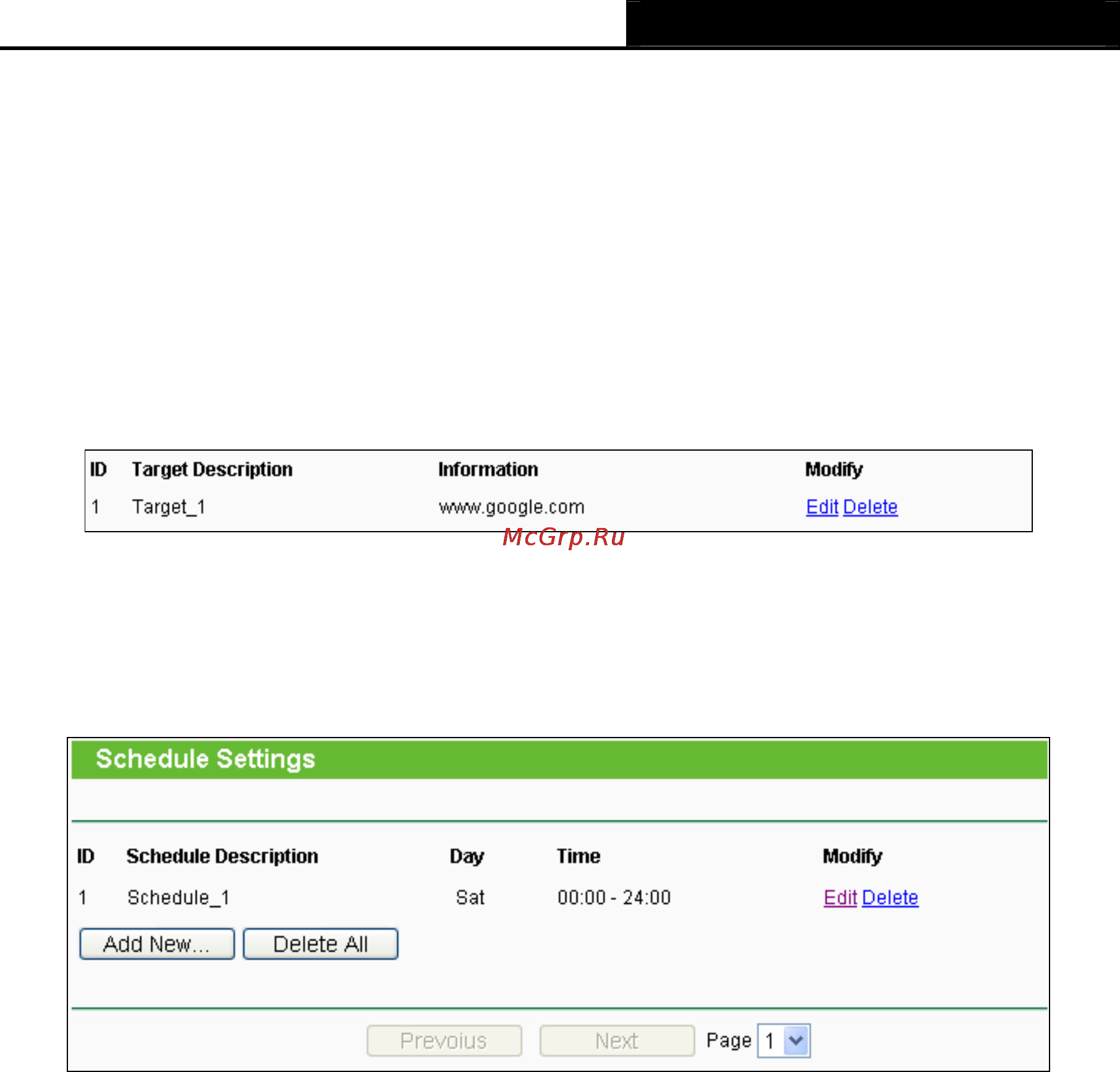 Tp-Link TL-WR743ND [110/145] Schedule