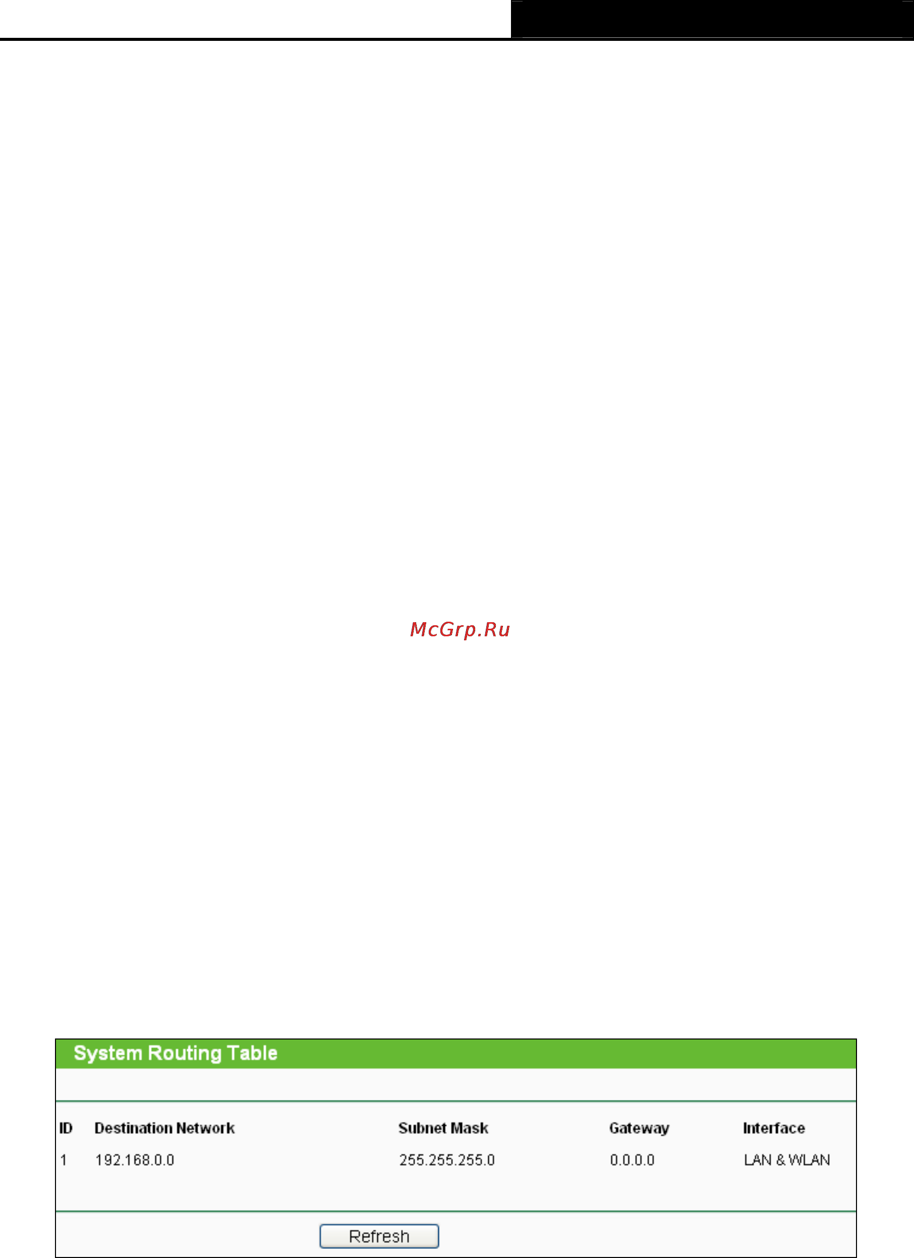 Tp-Link TL-WR743ND [113/145] System routing table