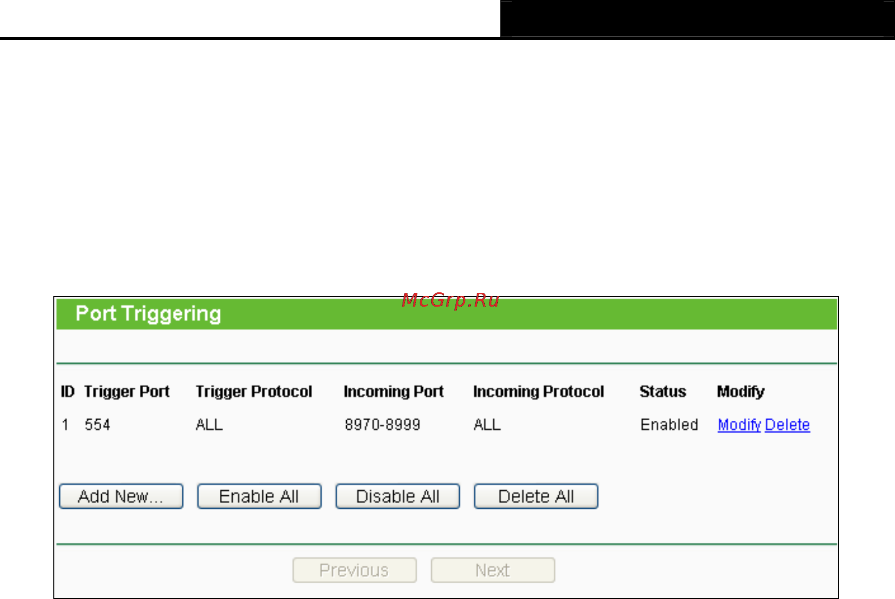 Tp-Link TL-WR743ND [91/145] Port triggering