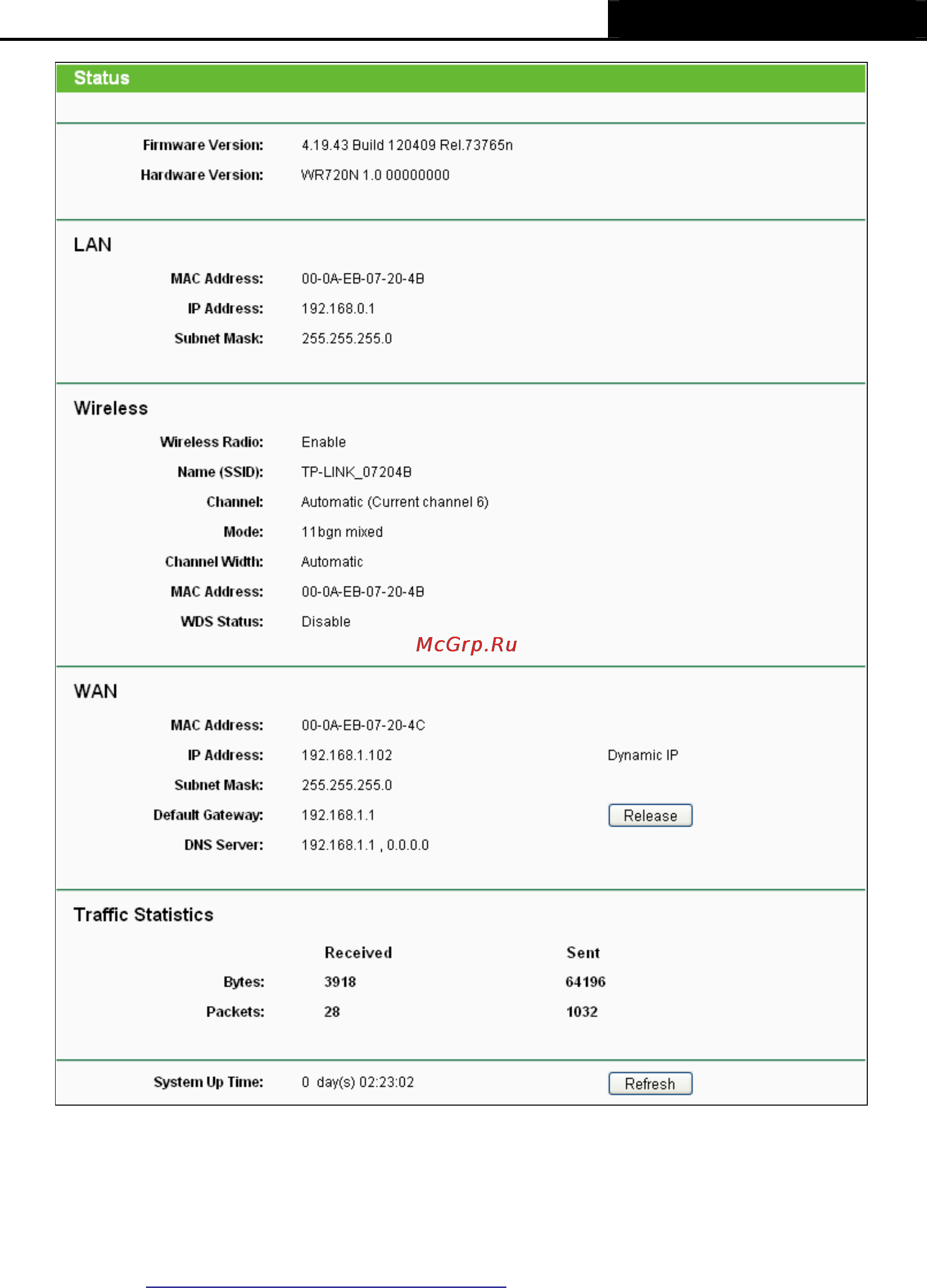 Tp-Link TL-WR720N [24/109] Quick setup