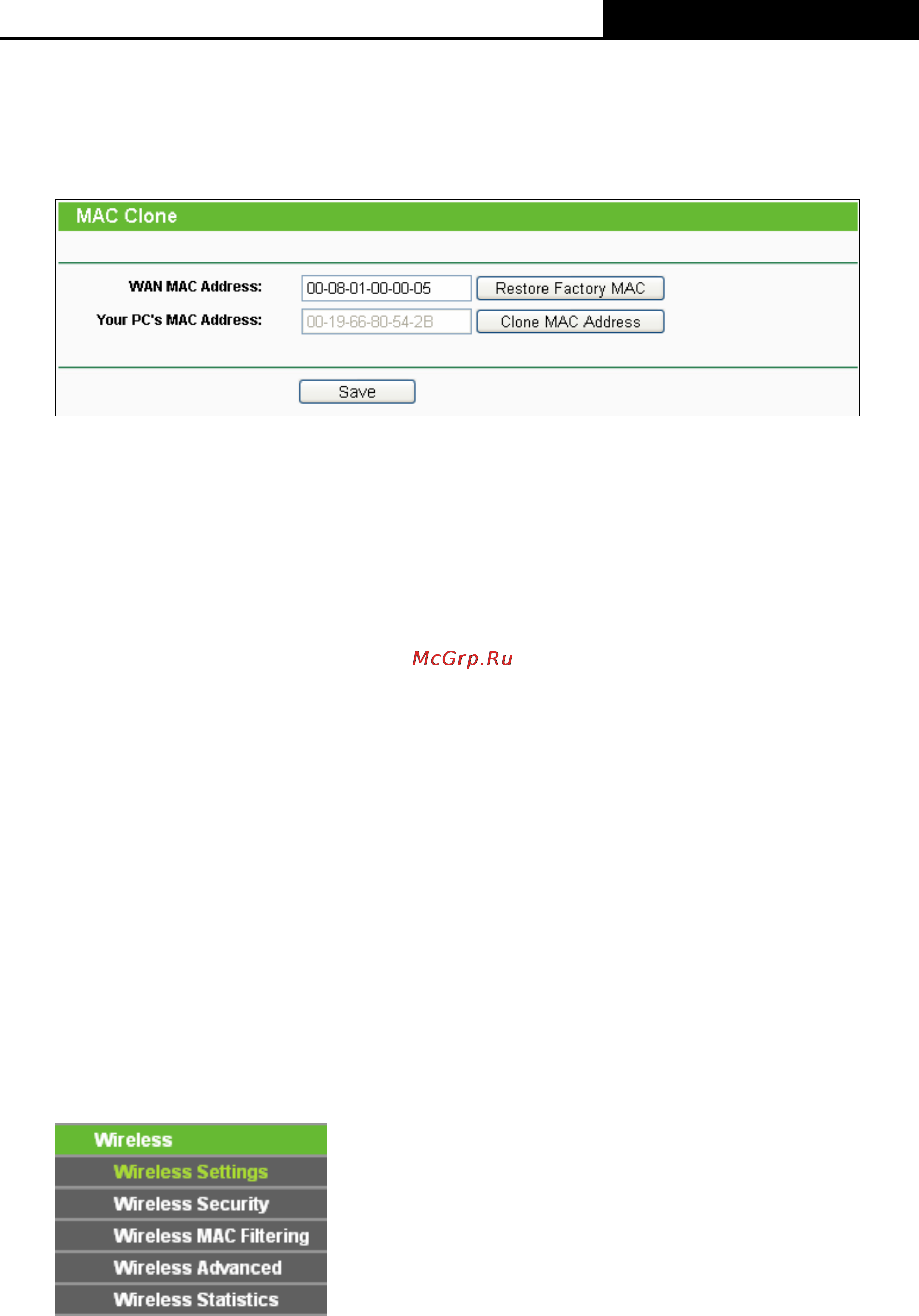 Tp-Link TL-WR720N [37/109] Mac clone