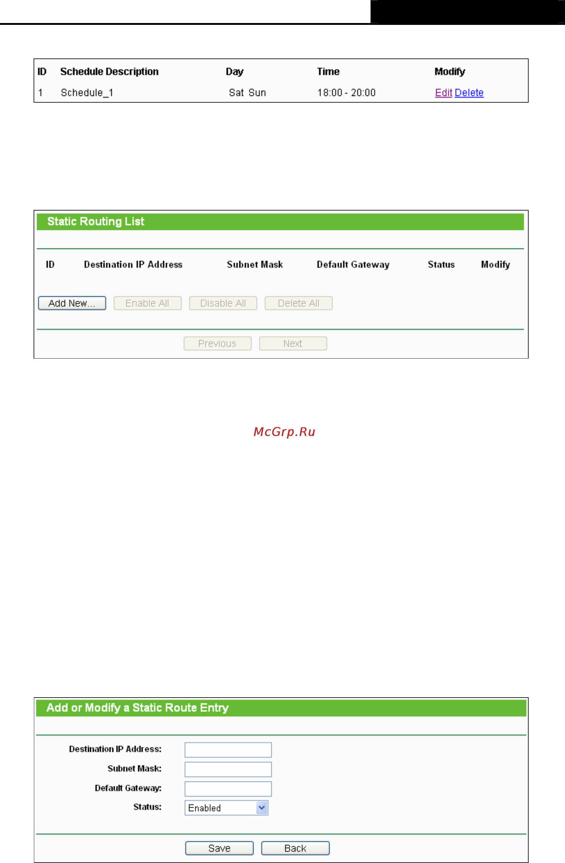 Tp-Link TL-WR720N [80/109] Static routing
