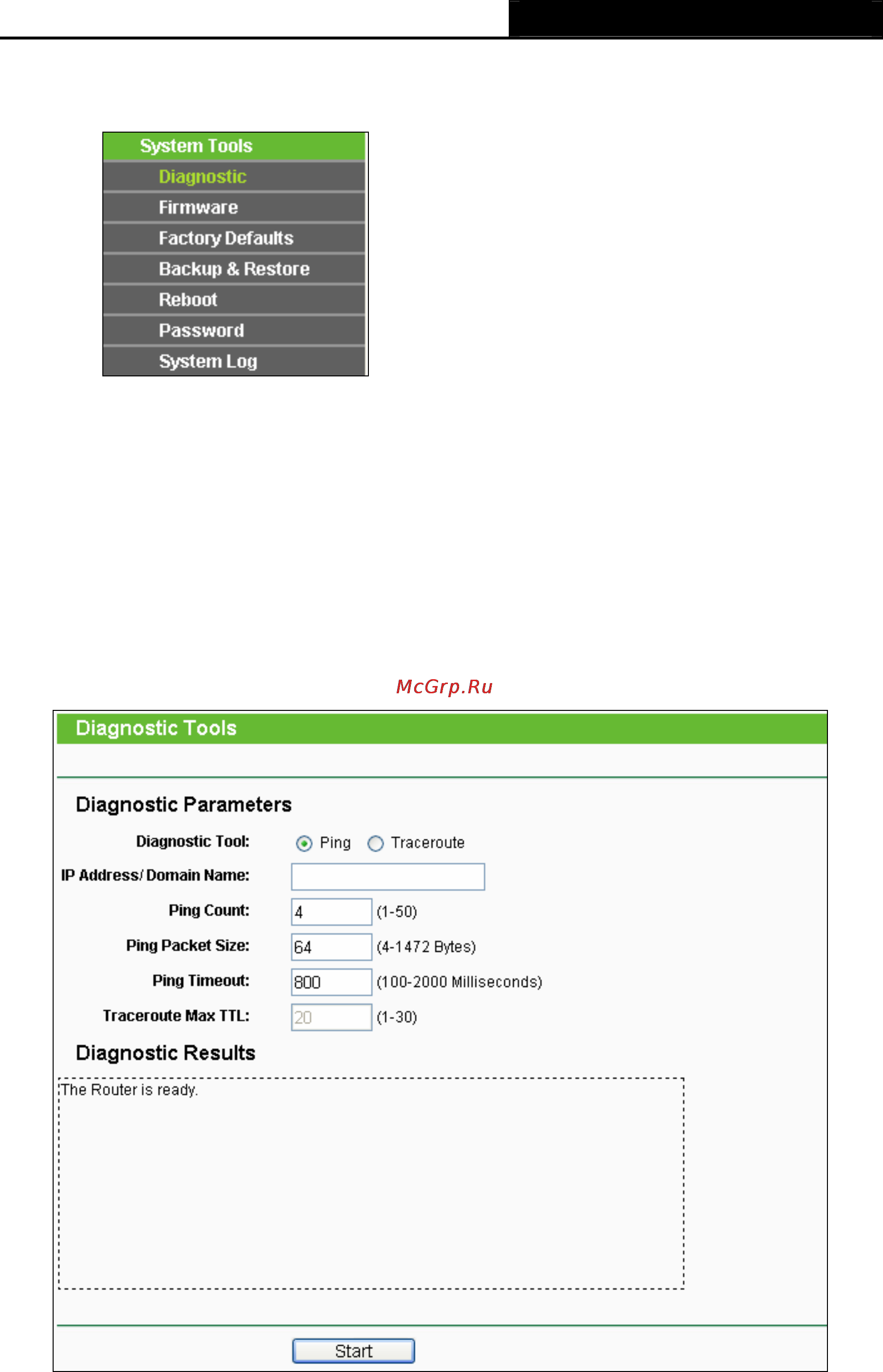 Tp-Link TL-WR702N [122/175] Diagnostic
