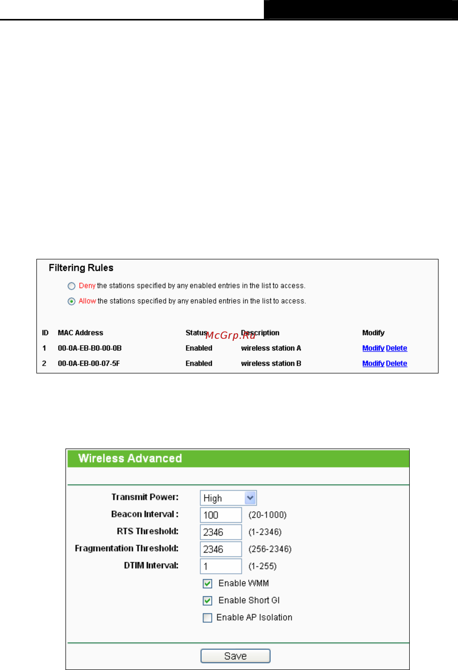 Tp-Link TL-WR702N [45/175] Wireless advanced