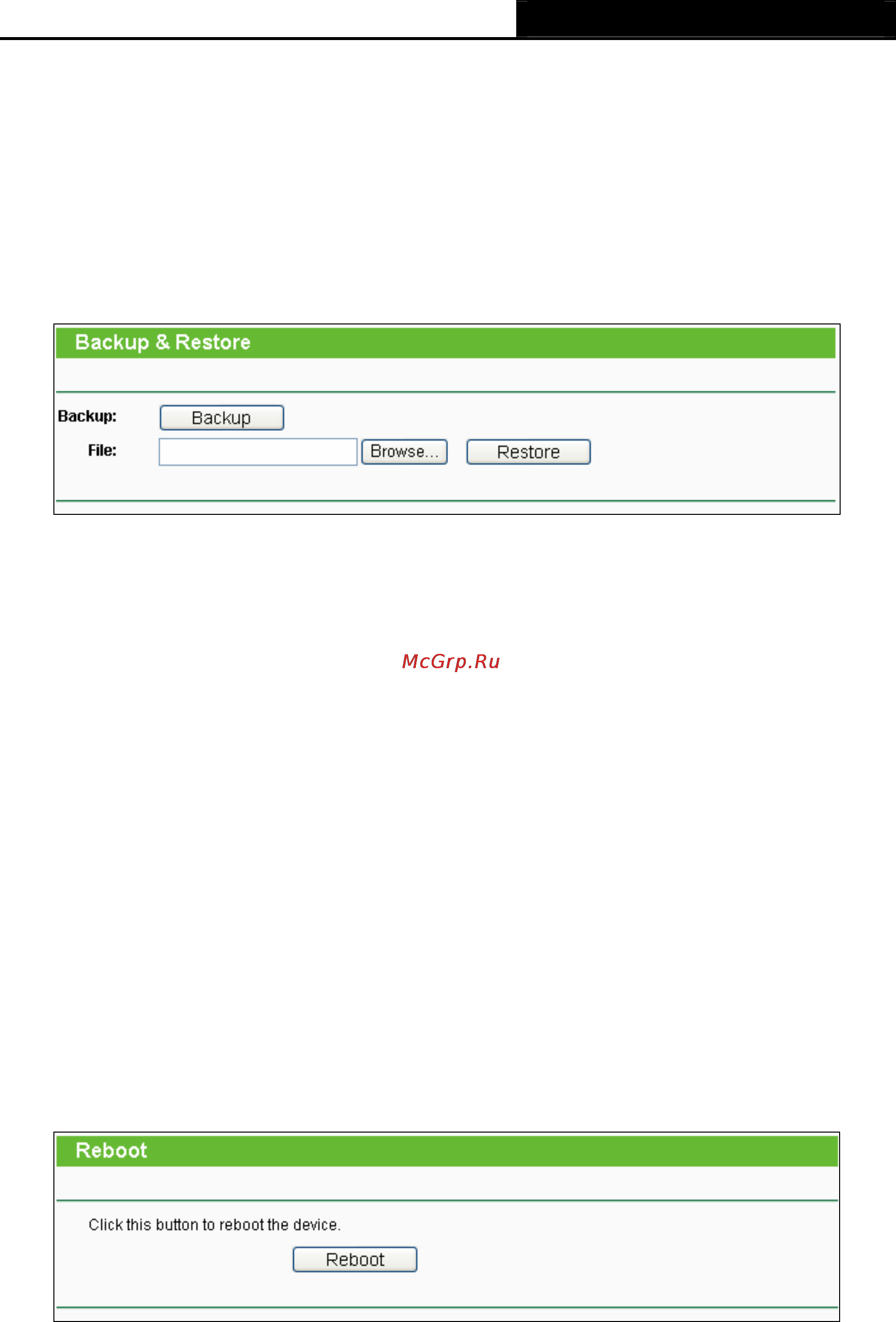 Tp-Link TL-WR702N [54/175] Backup restore