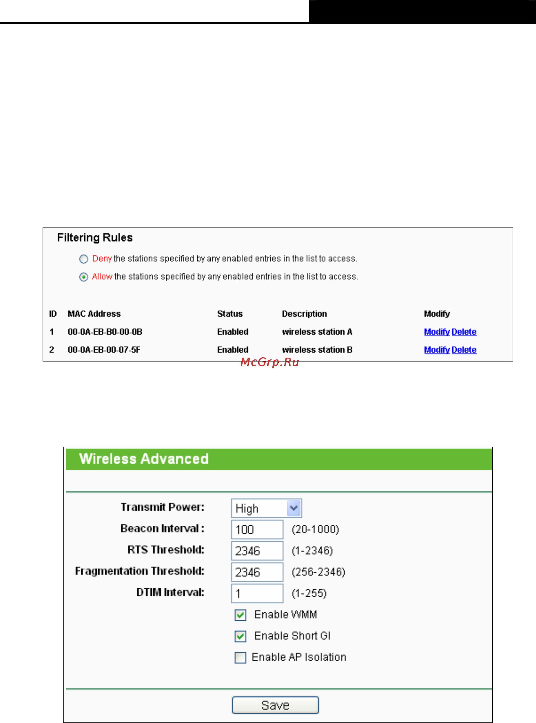 Tp-Link TL-WR702N [78/175] Wireless advanced