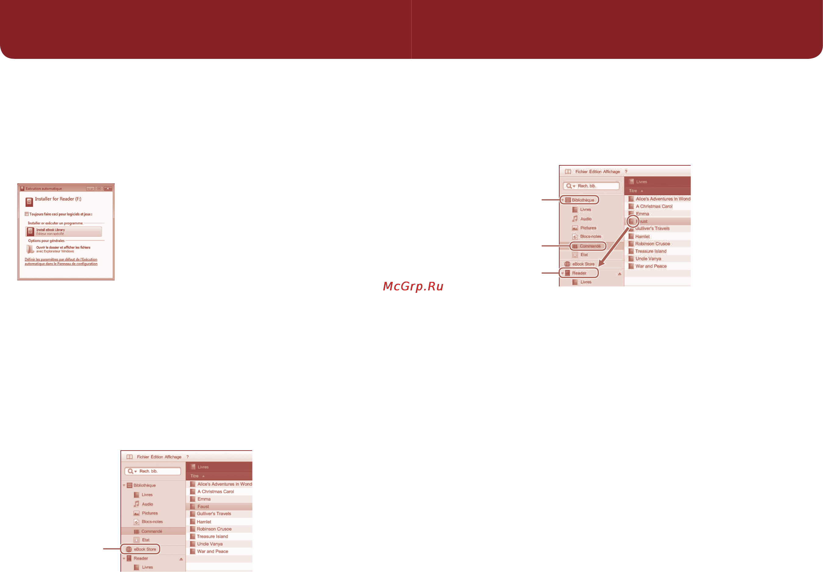Sony PRS-600 [7/8] Obtenir des ebooks
