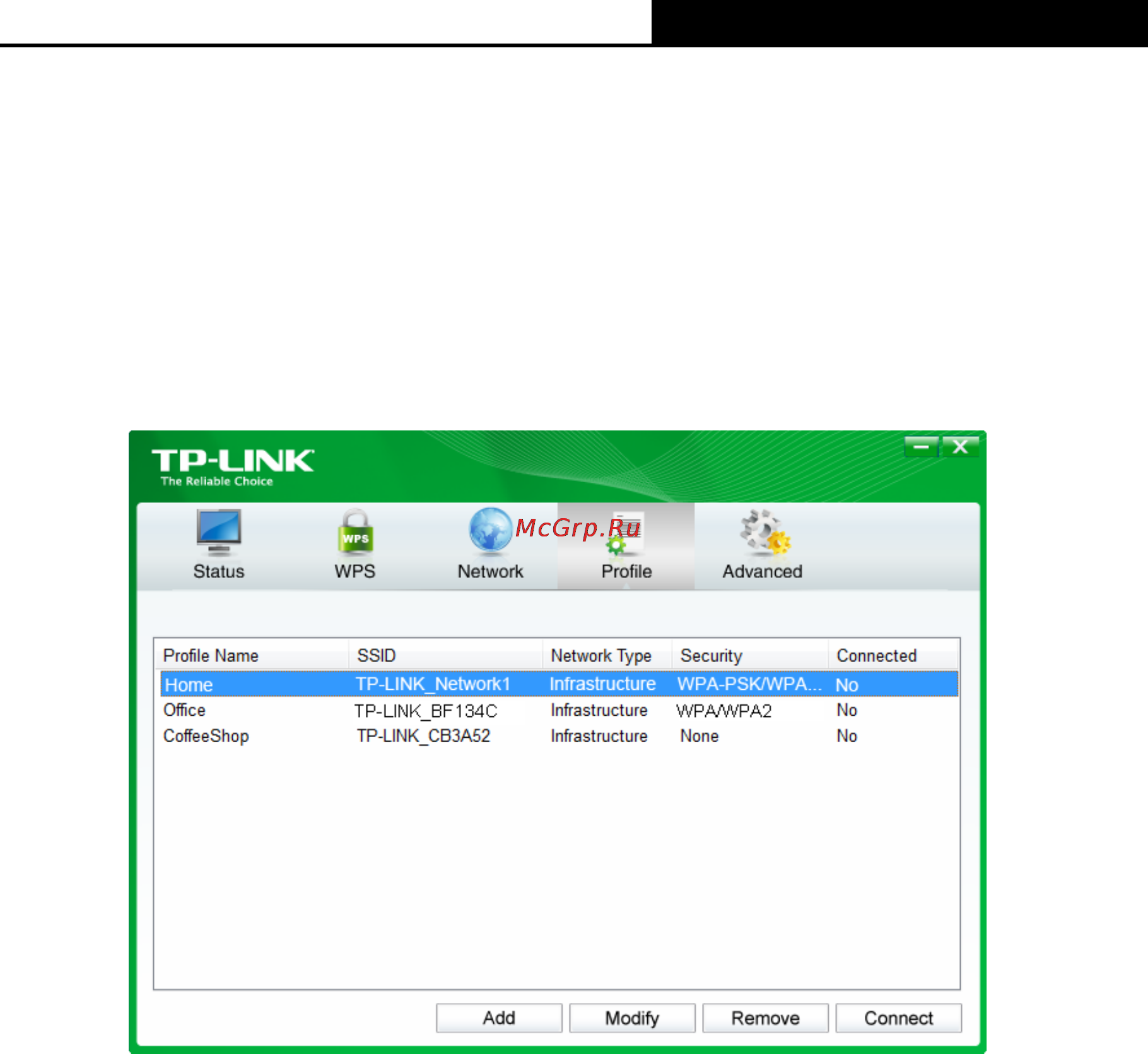 Tp-Link TL-WN723N [34/44] Modify a profile