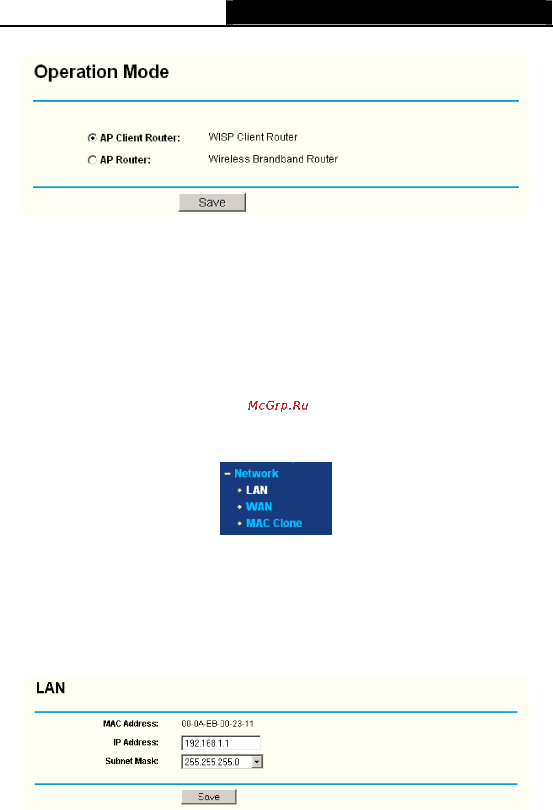 Tp-Link TL-WR543G [23/83] Network