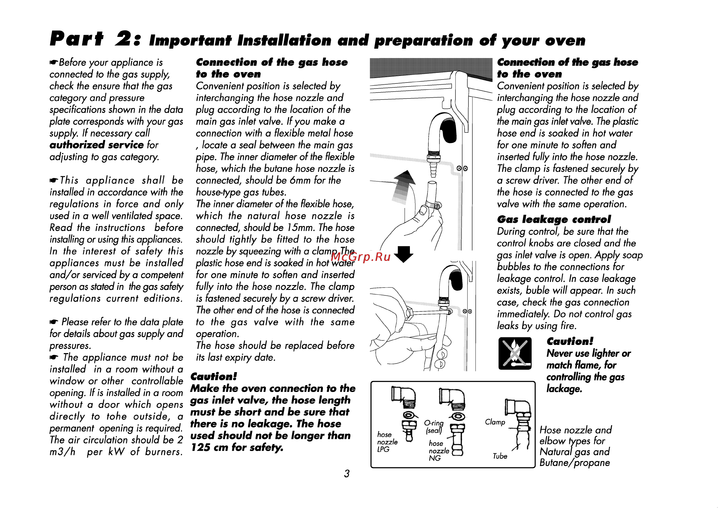 Beko CG 51010 [27/52] Poft 2 2 important installation anti preparation of your oven