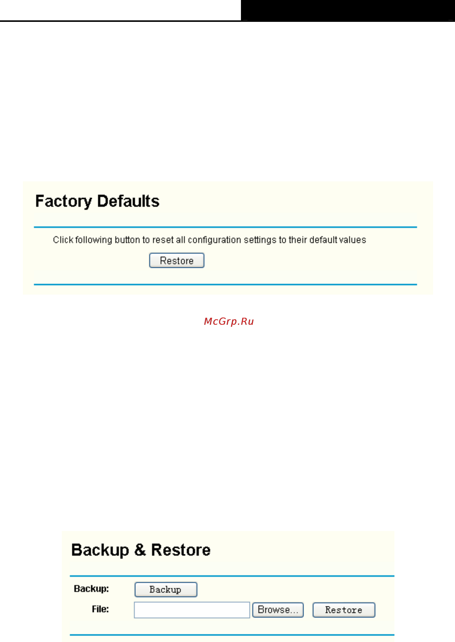 Tp-Link TL-WA501G [38/44] Factory defaults