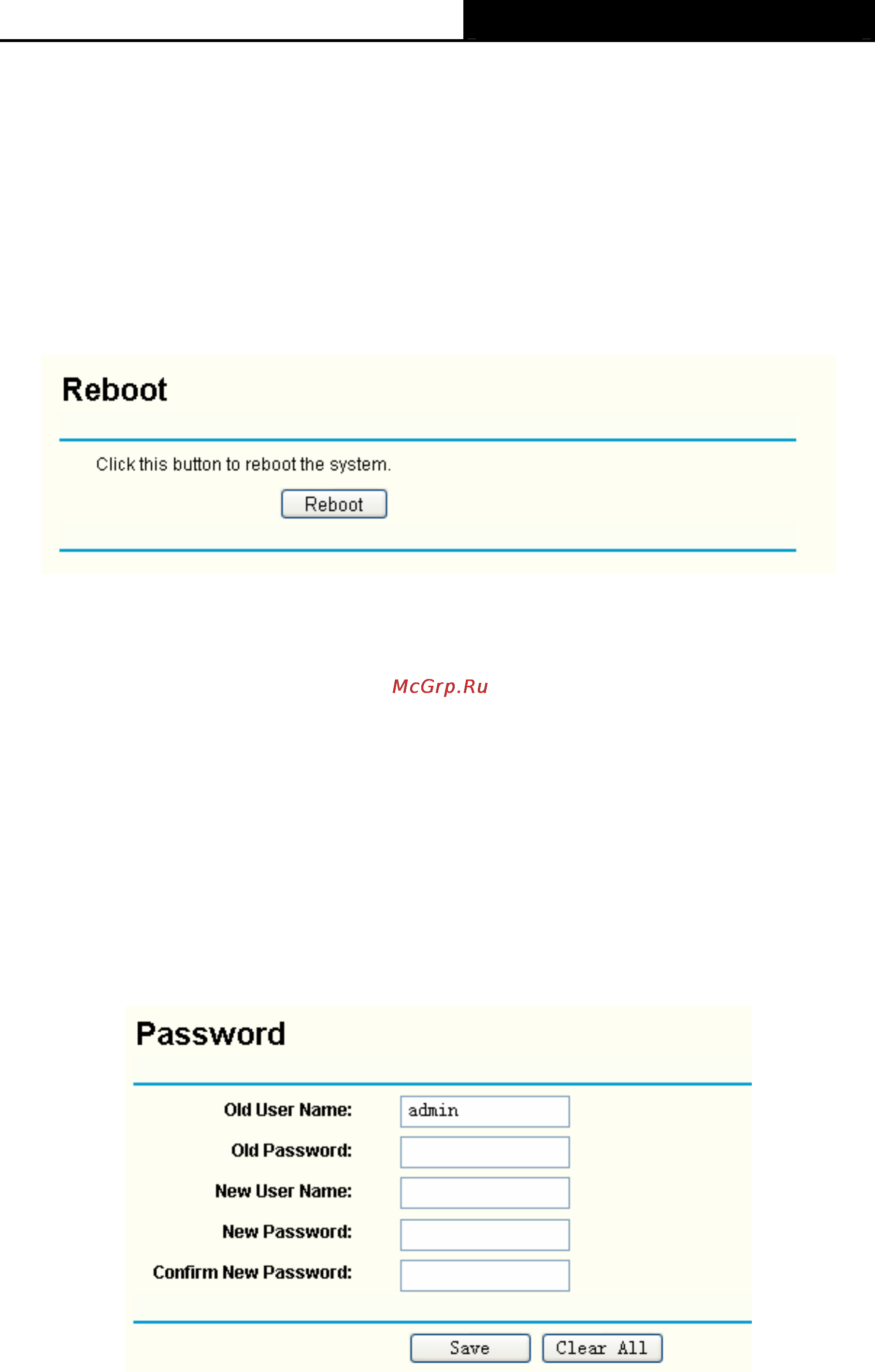 Tp-Link TL-WA501G [39/44] Reboot