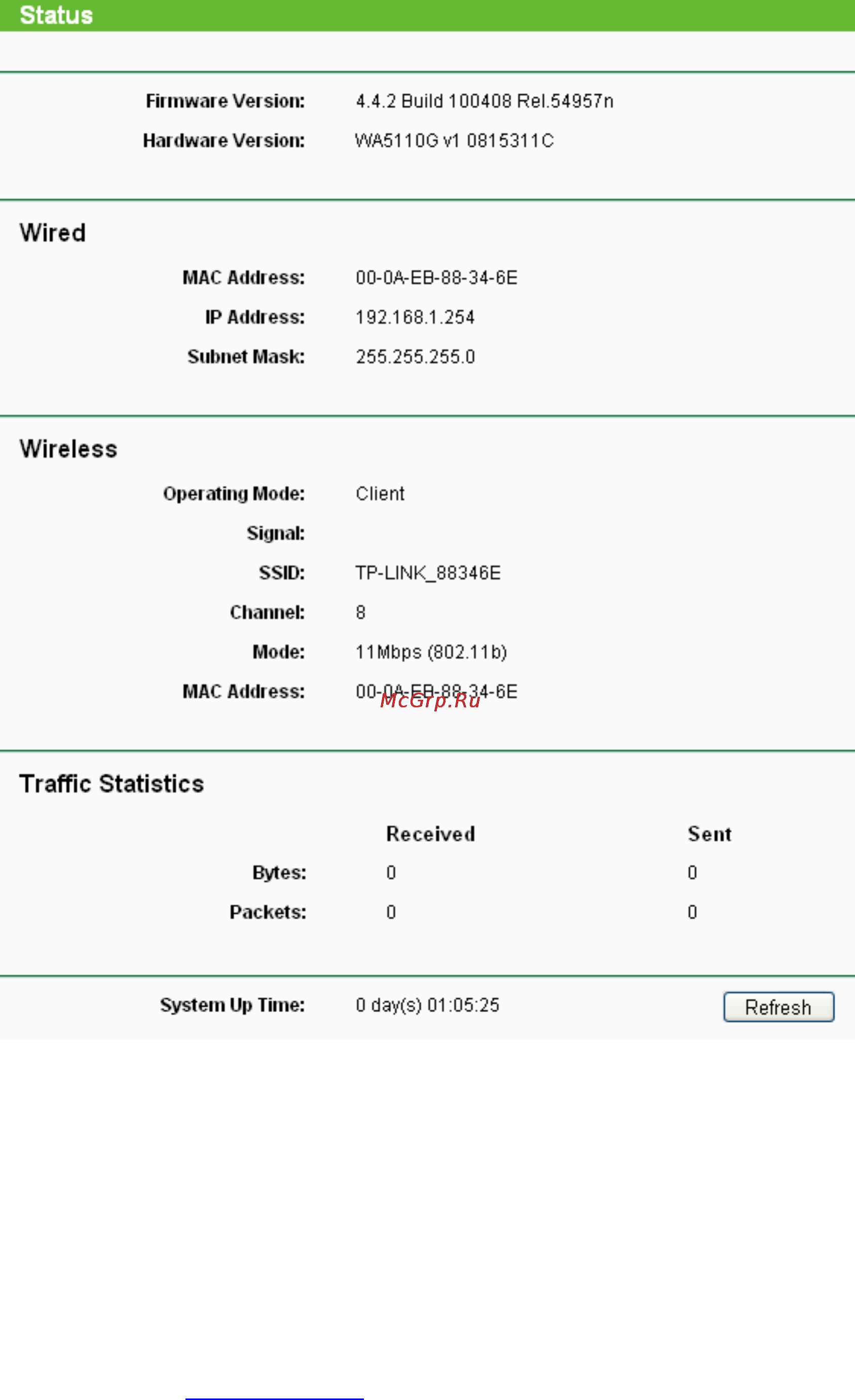 Tp-Link TL-WA5110G [76/109] Quick setup