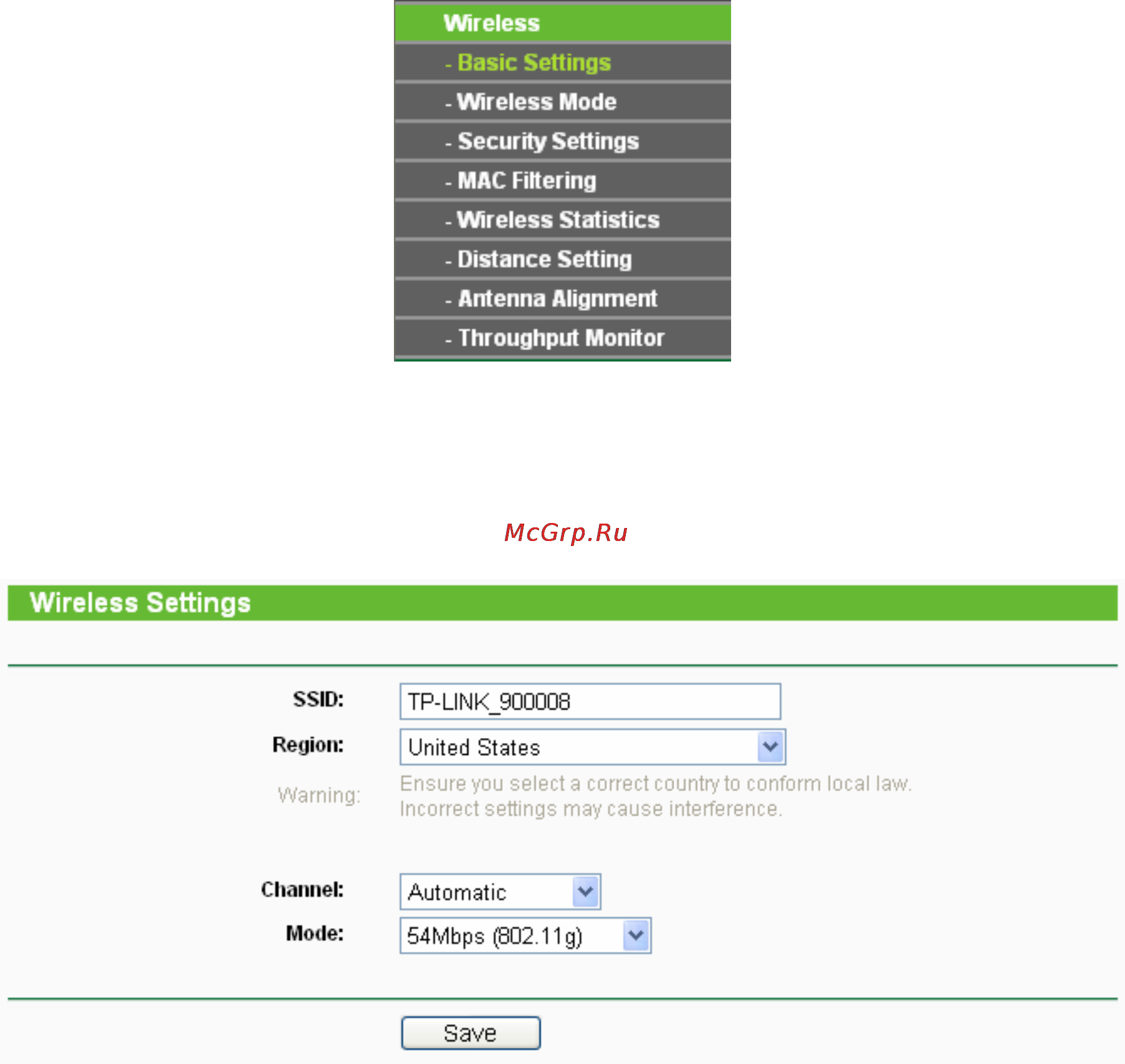 Tp-Link TL-WA5210G [30/114] Basic settings