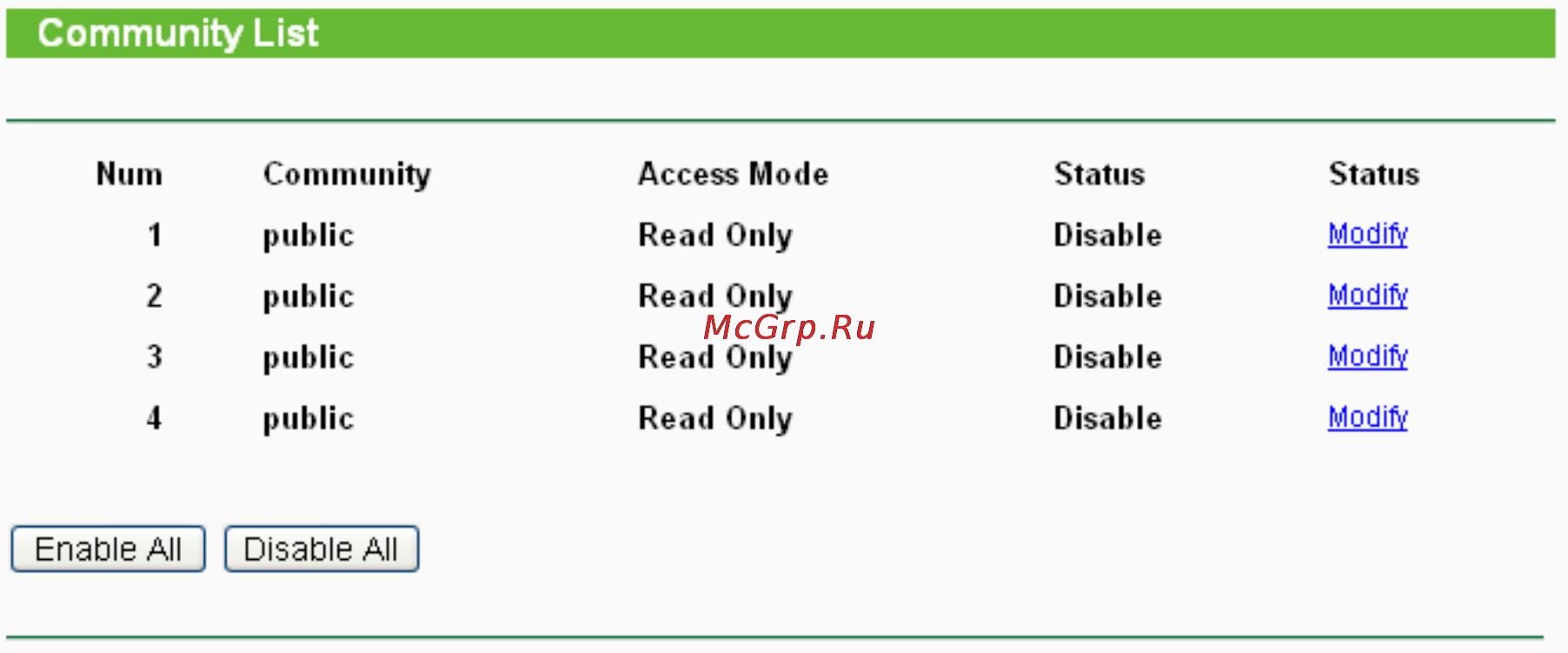 Tp-Link TL-WA5210G [65/114] Snmp system setting